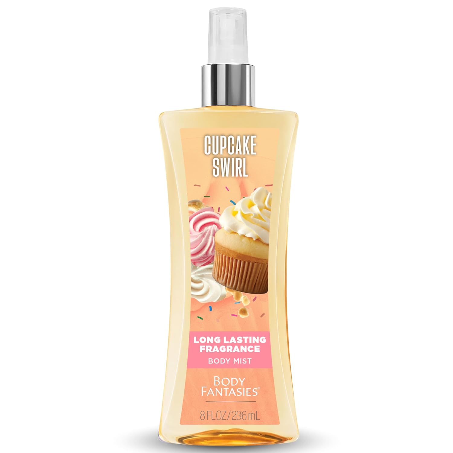 Body Fantasies Signature Fragrance Body Spray, Fresh White Musk, 8 Fluid Ounce
