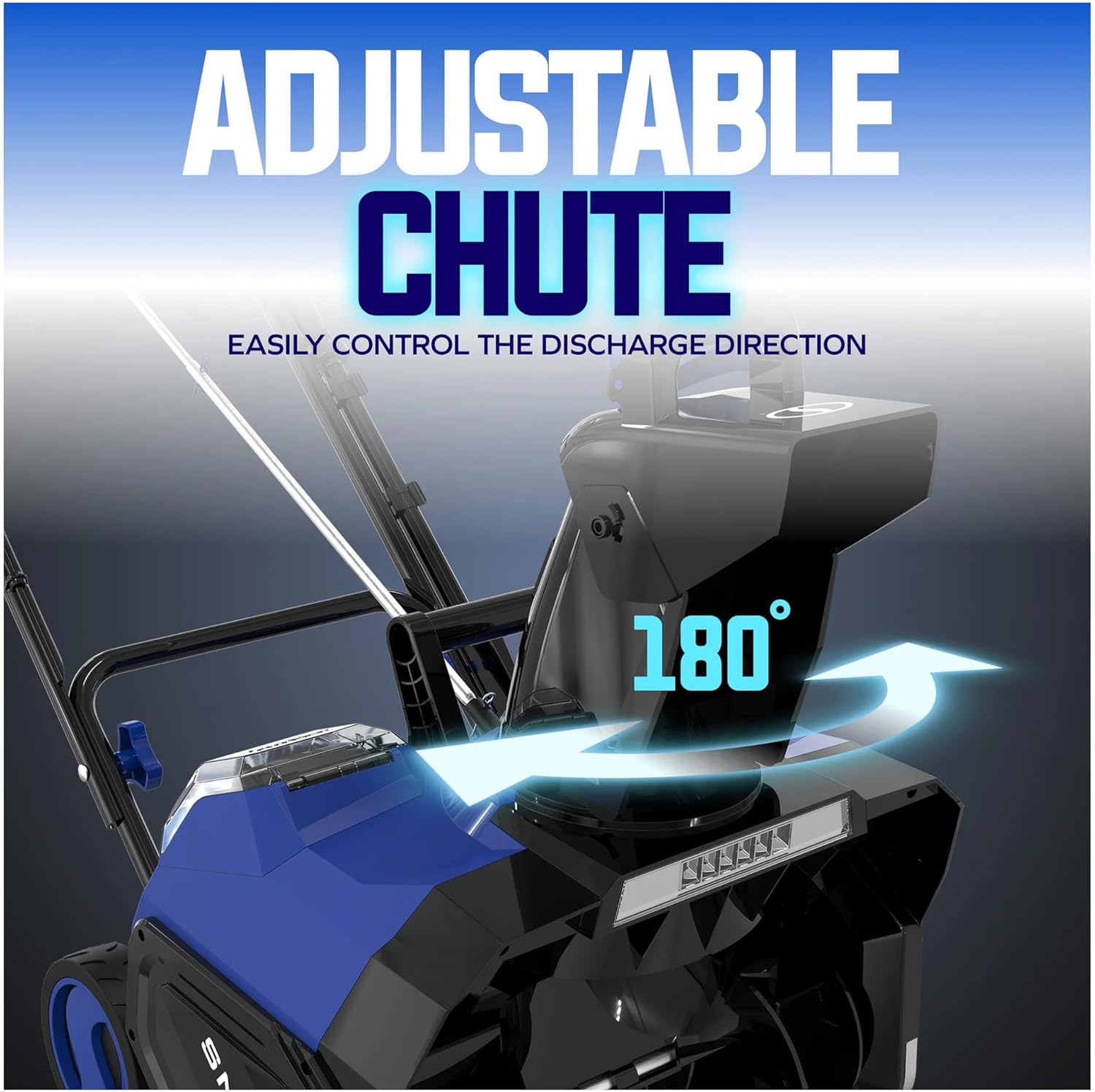 Snow Joe IONMAX 48V Cordless Electric Snow Blower Machine, 24V-X2-SB18-GO | 18 Inch