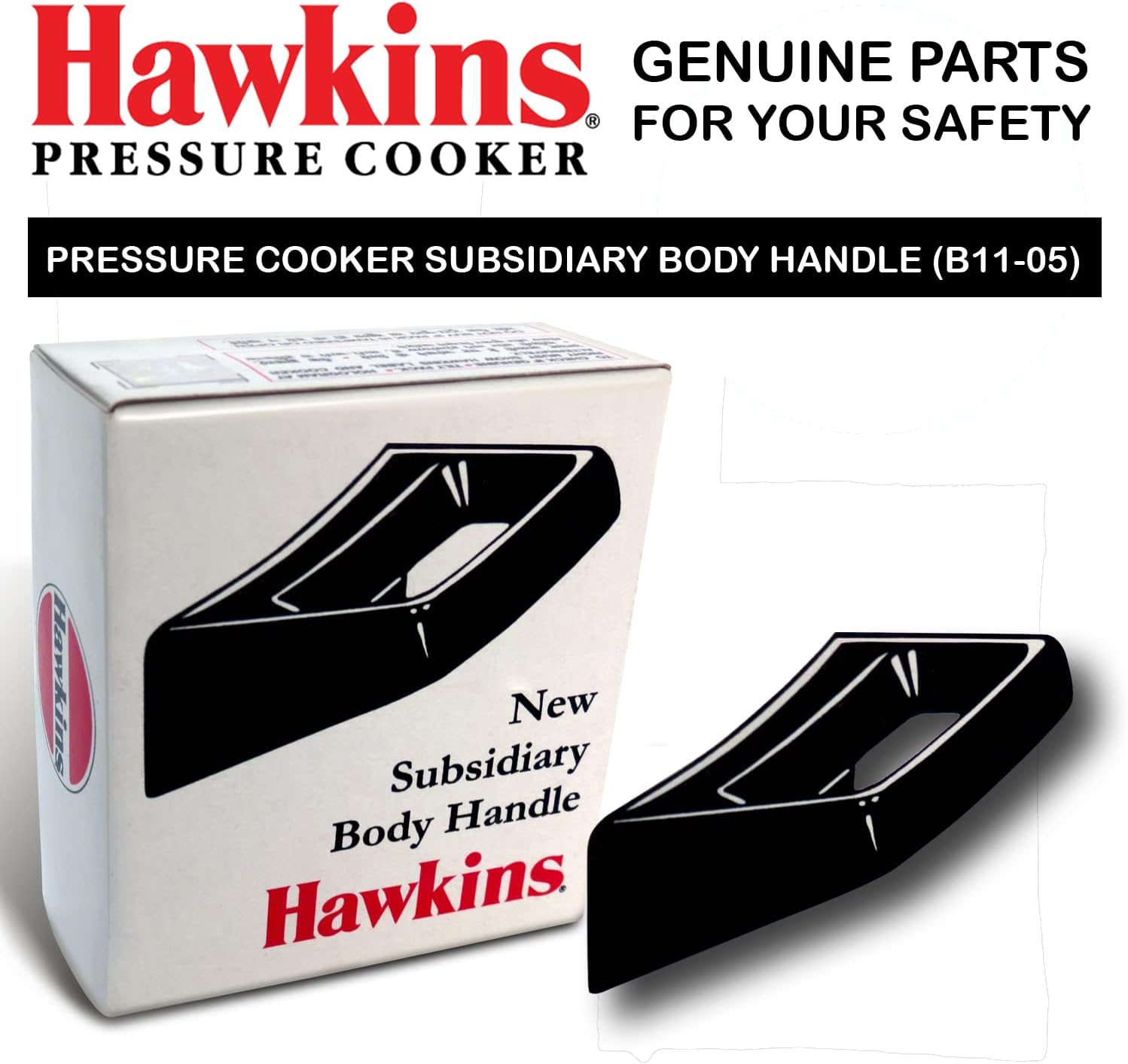Hawkins Pressure Cooker New Subsidiary Handle(B11-05) 1 Unit-3.5 Litre to 12 Litre(Except Contura)