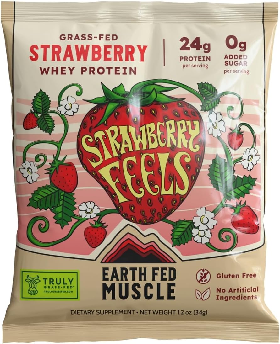 Earth Fed Muscle Whey Back Vanilla Irish Grass Fed Whey Protein Isolate | 25g protein per scoop, Third-Party Certified. Smooth vanilla, zero artificial sweeteners. Cold-processed in Ireland.