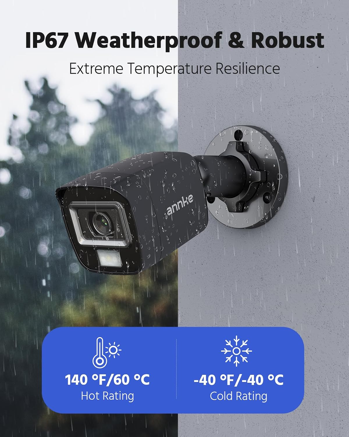ANNKE 3K Lite Wired Security Camera System Outdoor, 8X 2MP Cameras, 1TB HDD | AI Human/Vehicle Detection