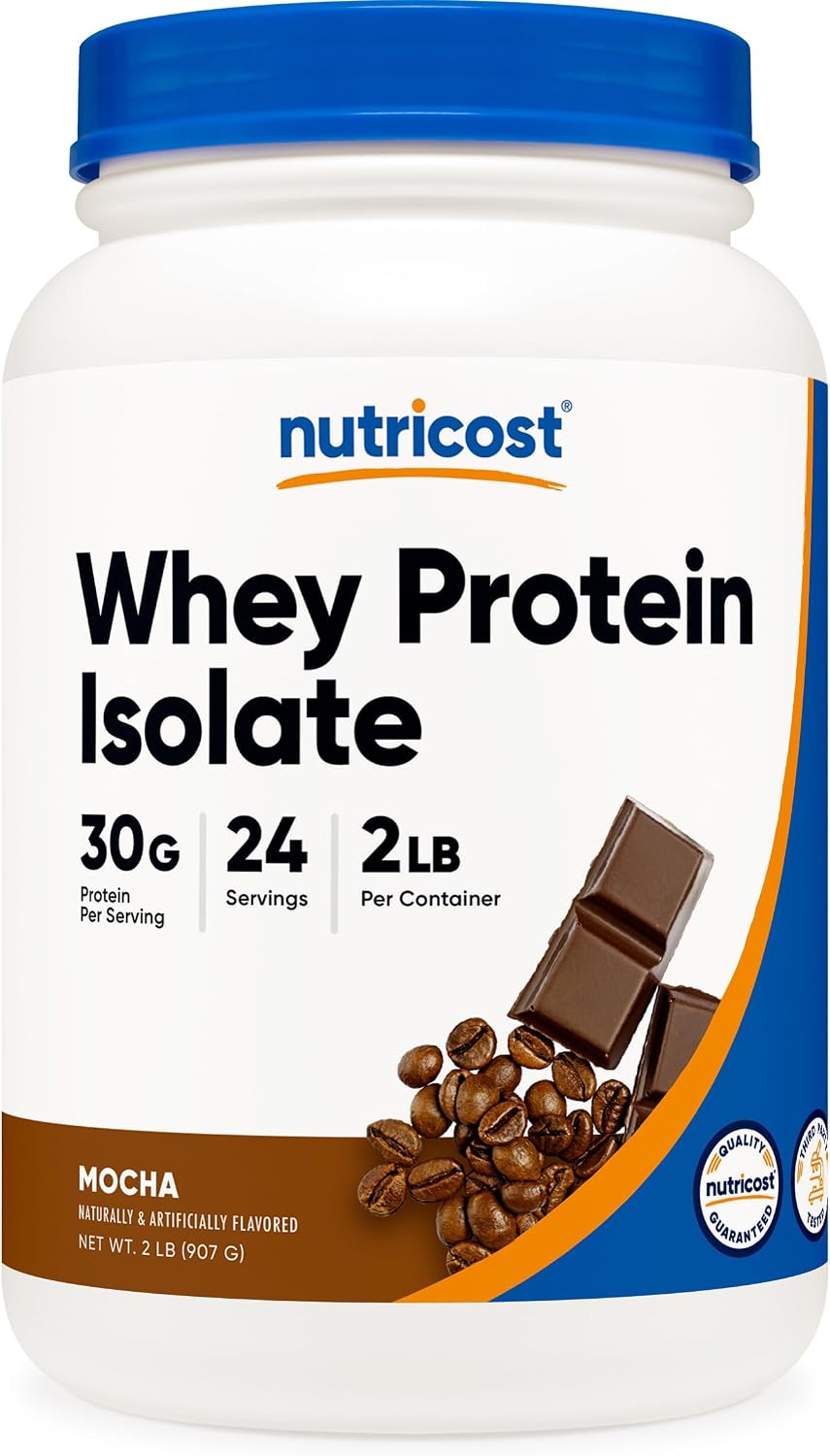 Nutricost Whey Protein Isolate Powder (Vanilla) 2LBS