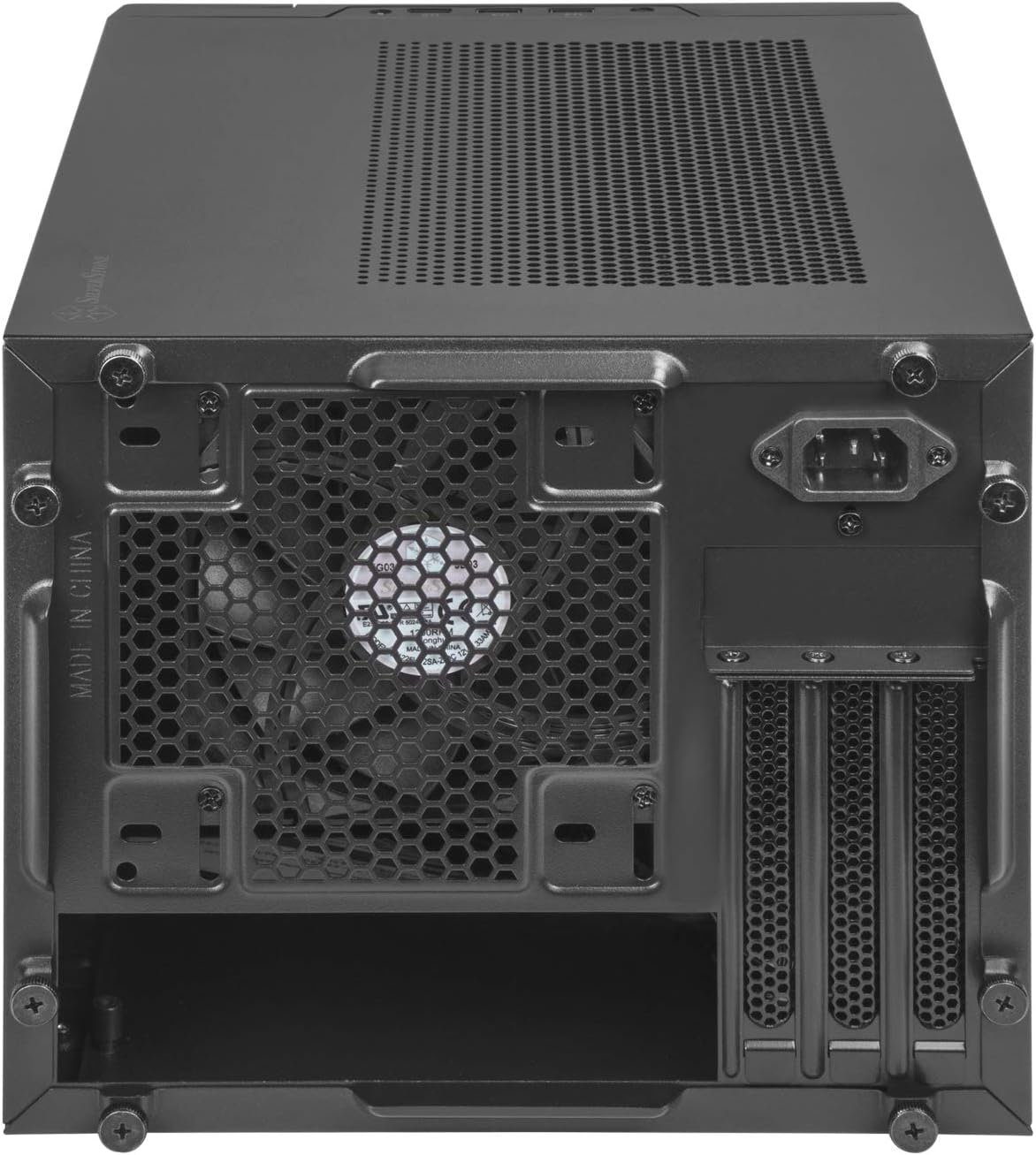 Silverstone Technology SUGO 14, SG14, Black, Mini-ITX Cube Chassis, Supports 3 Slot Full Length GPUs/ATX PSU / 240mm AIO, 4 Removable Panels