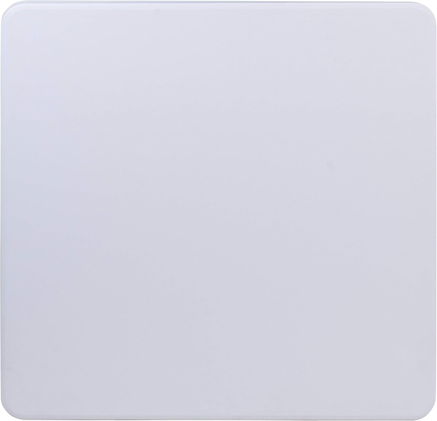 EMMA + OLIVER 2.81-Foot Square Granite White Plastic Card and Game Table