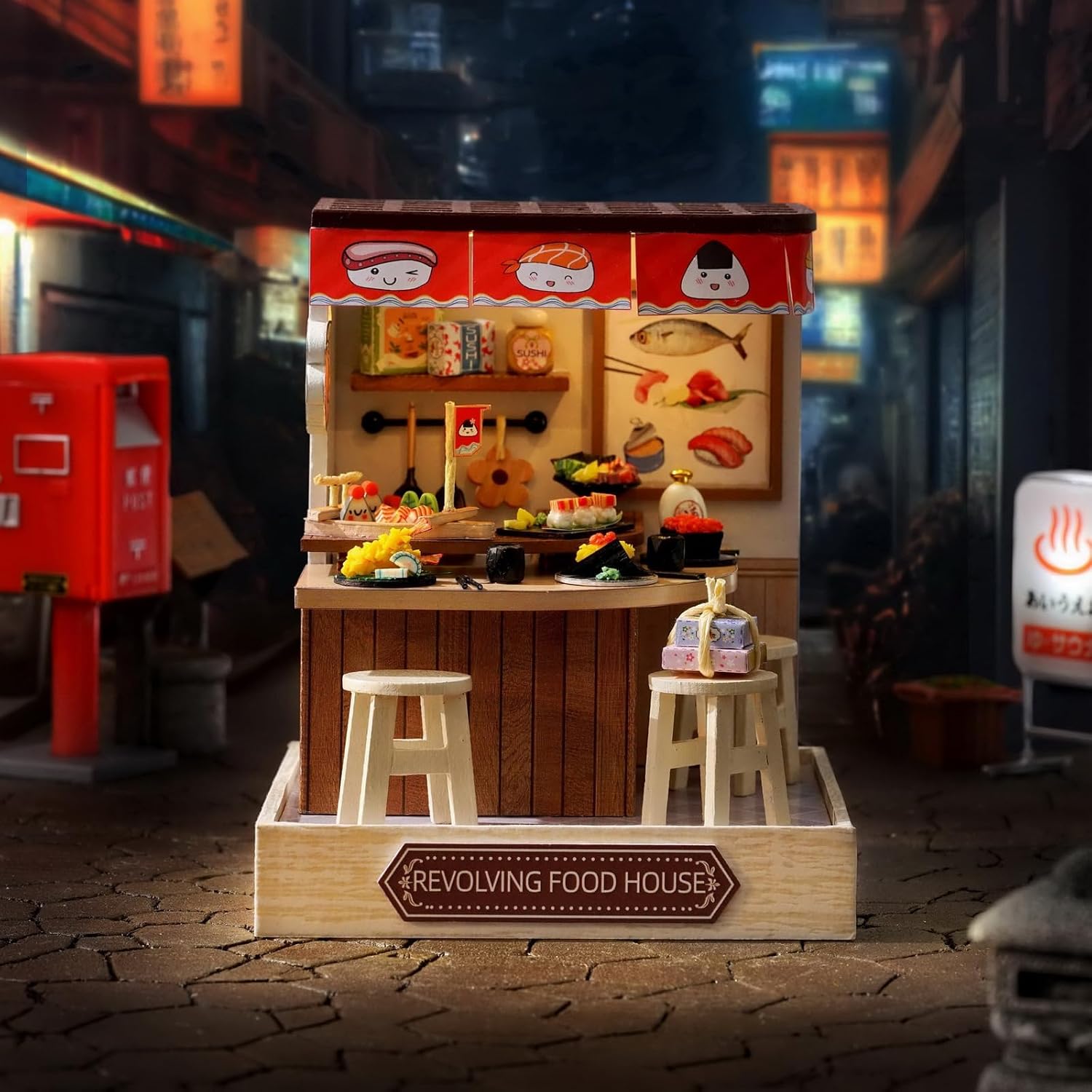 CUTEROOM DIY Doll Room Miniature Furniture Wooden House Kit-Study Room