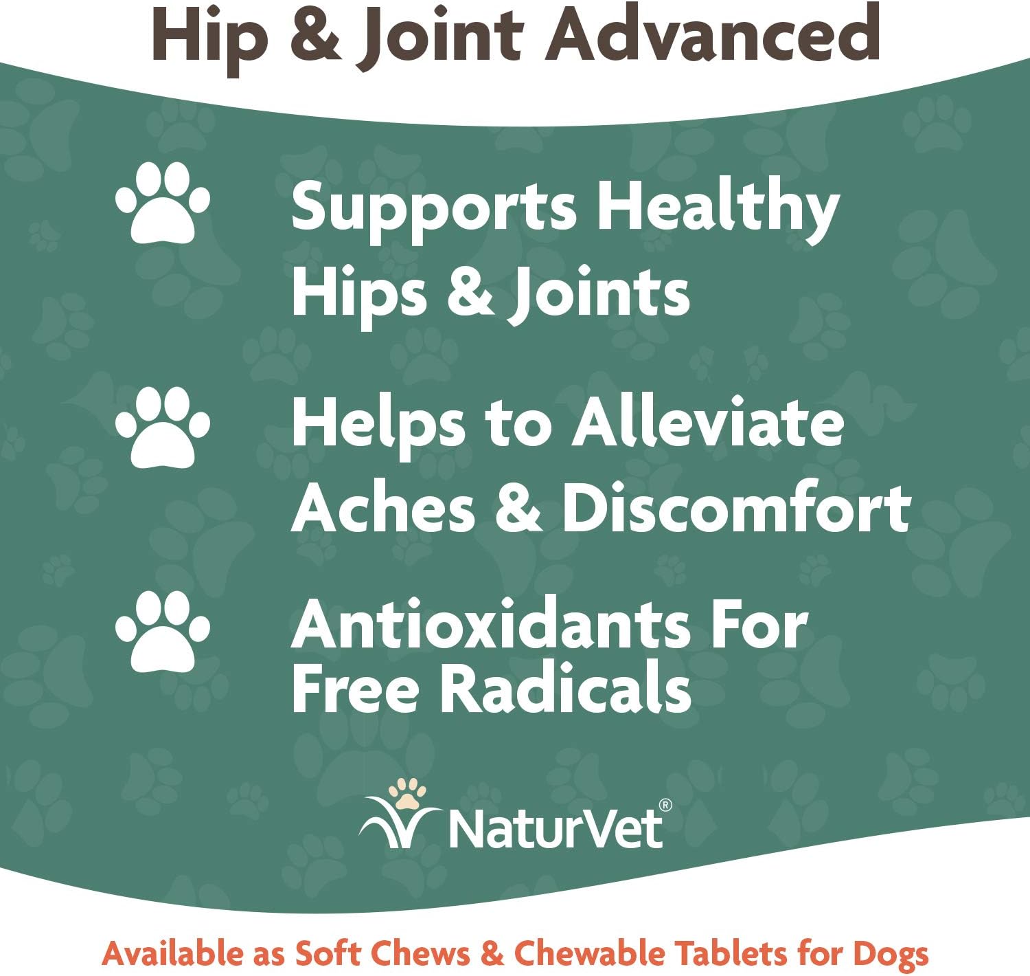 NaturVet – Senior Wellness Hip & Joint Advanced Plus Omegas | Help Support Your Pet’s Healthy Hip & Joint Function | Supports Joints, Cartilage & Connective Tissues | 120 Soft Chews