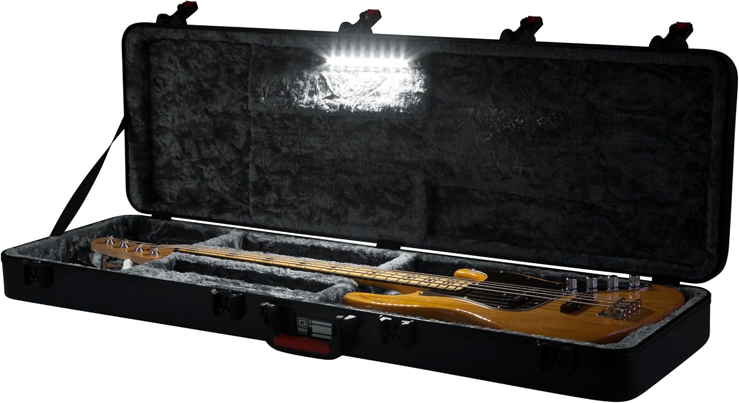 Gator Cases Molded Flight Case For SG Style Double Cut Away Guitars With TSA Approved Locking Latch, (GTSA-GTRSG)