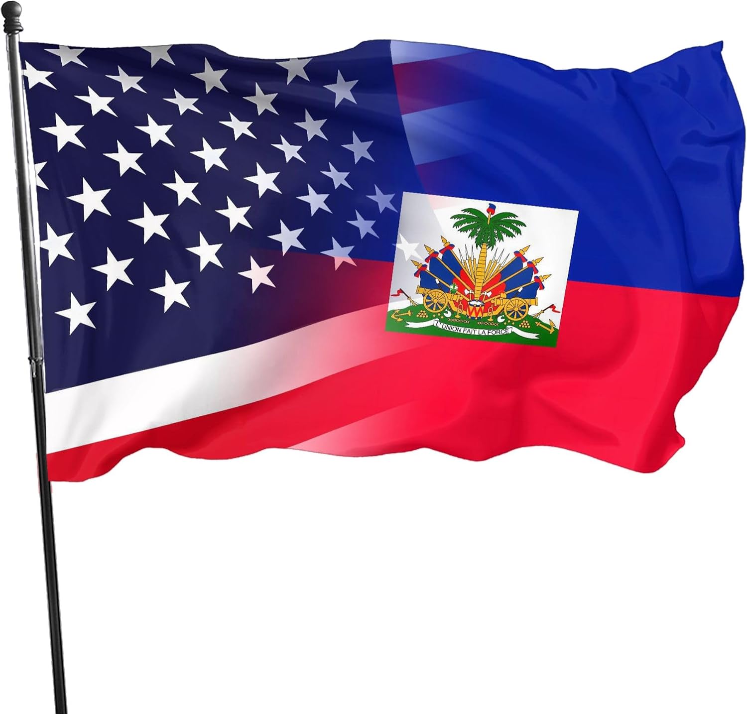 Nicaragua Nicaraguan And American Flag America USA 3x5 Ft Patriotic Banner Outdoor Indoor Decoration National Flags for Garden Car Yard Outside Decor