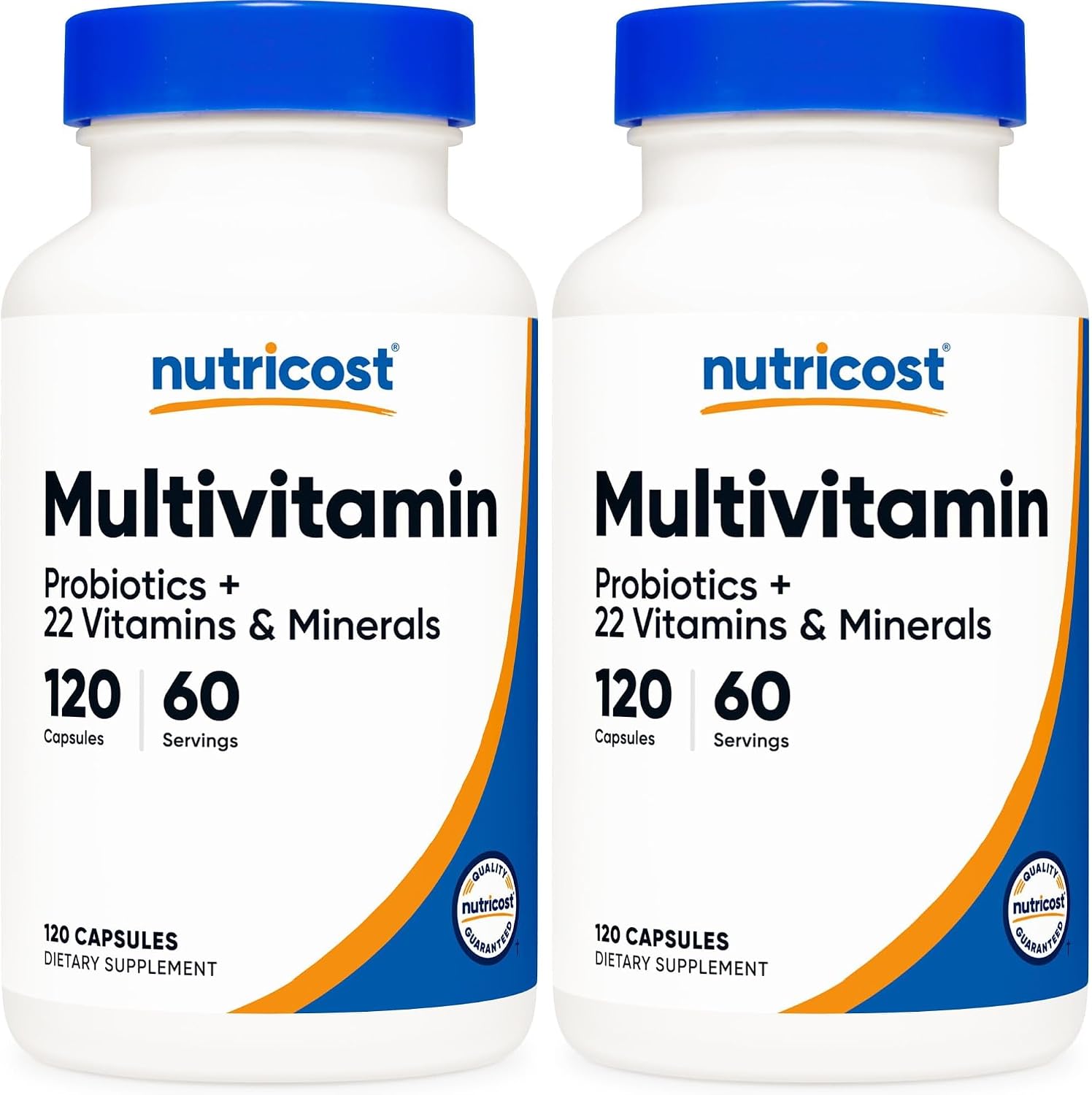 Nutricost Multivitamin with Probiotics 120 Vegetarian Capsules | Packed With Vitamins & Minerals