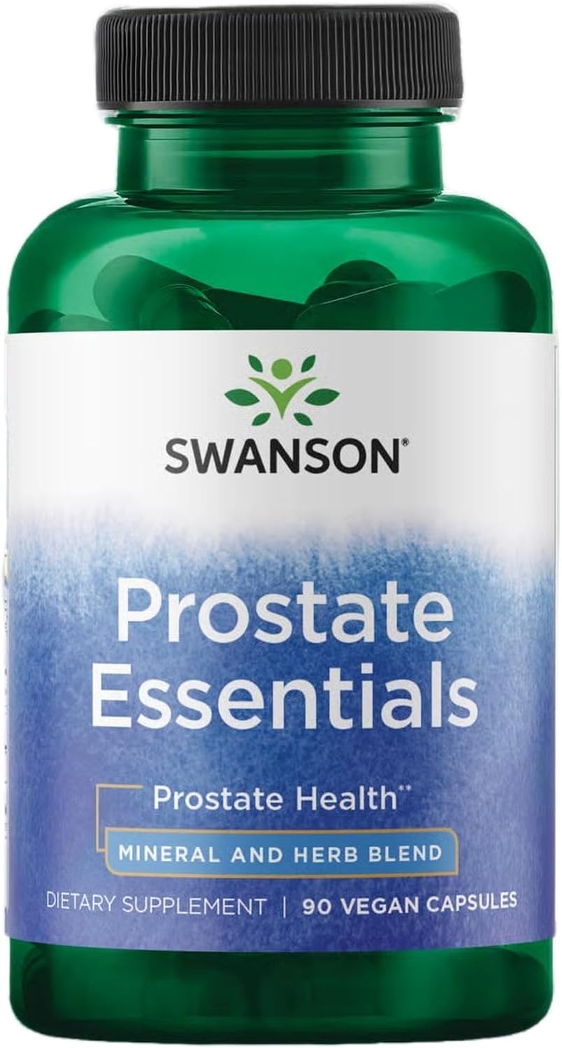 Swanson Prostate Essentials - Mineral and Herbal Supplement Promoting Prostate Health Support - Zinc andSaw Palmetto Formula Aiding Urinary Tract