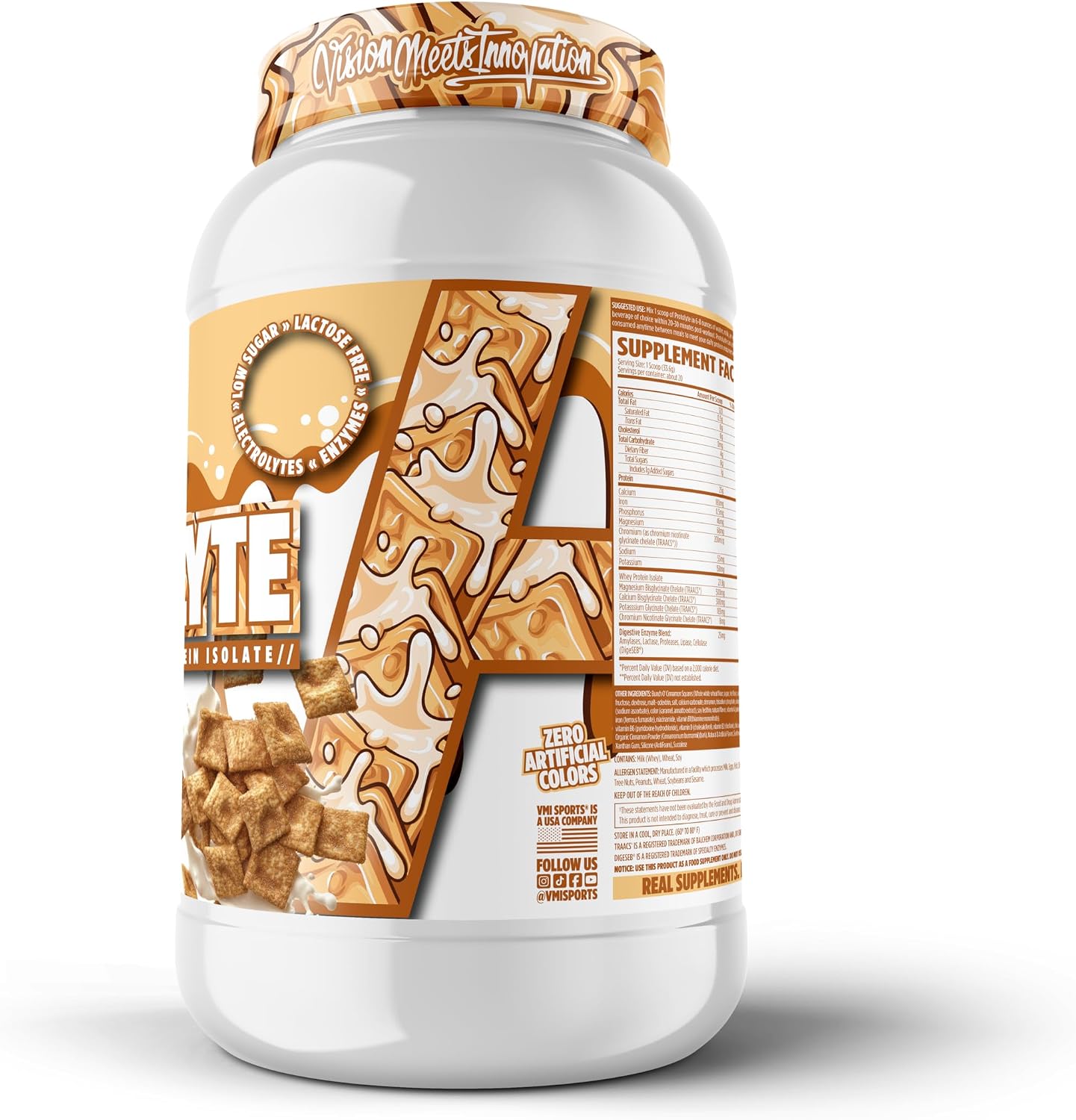 VMI Sports | ProtoLyte Whey Isolate Protein Powder | Low Calorie Whey for Weight Loss and Muscle Gain | Digestive Enzymes | Non-GMO (1.6 lb, Chocolate Fudge Cookie) | Premium whey isolate protein powder for smooth mixing in shakes smoothies and convenien…