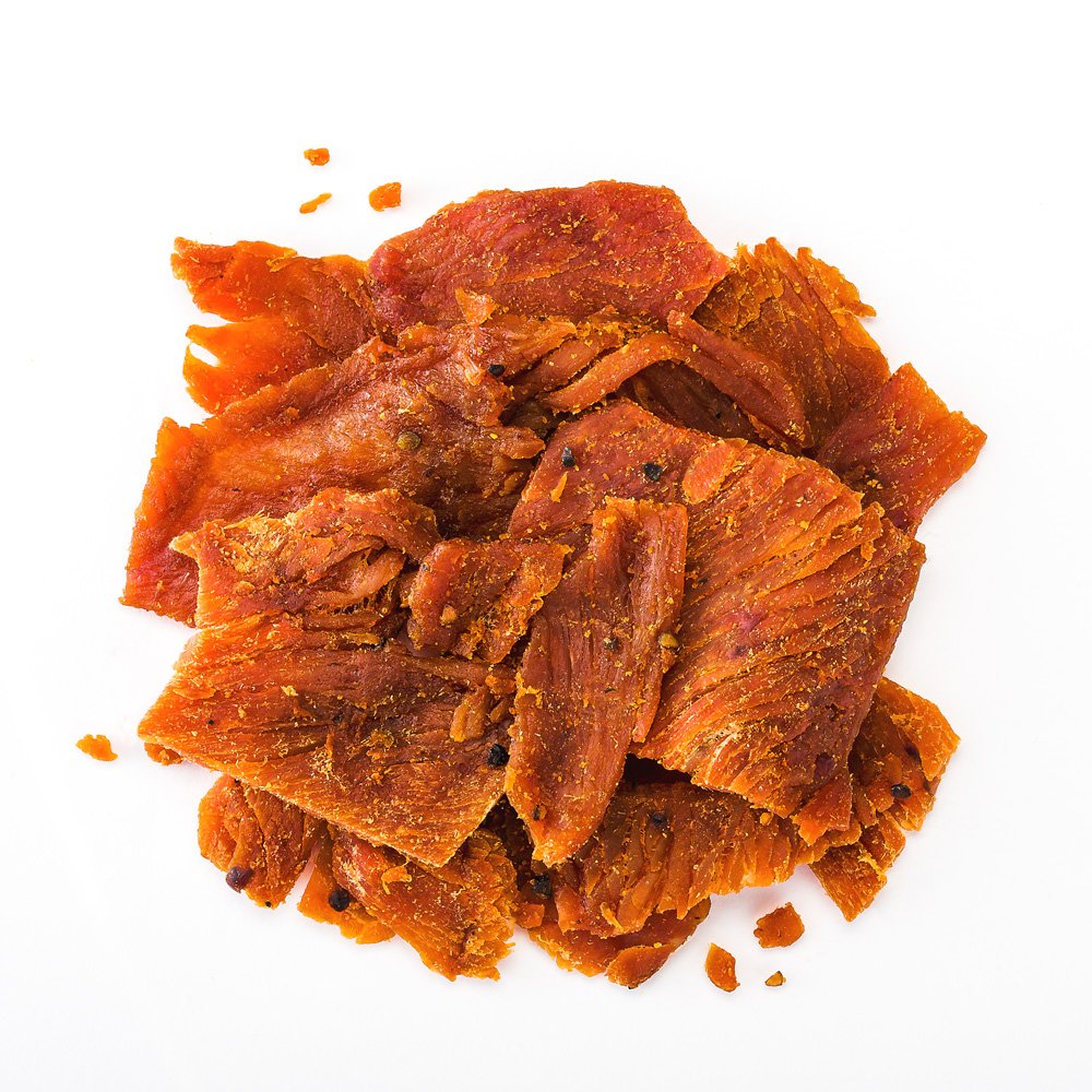 Perky Jerky Original Turkey Jerky, Low Sodium - 10g Protein per Serving - Low Fat - 100% U.S. Sourced - Tender Texture and Bold Flavor, 2.2 Ounce (Pack of 12)