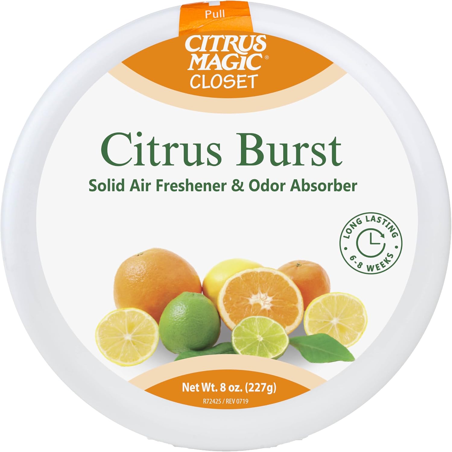 Citrus Magic Closet Solid Air Freshener, Cedar, 8 Ounce