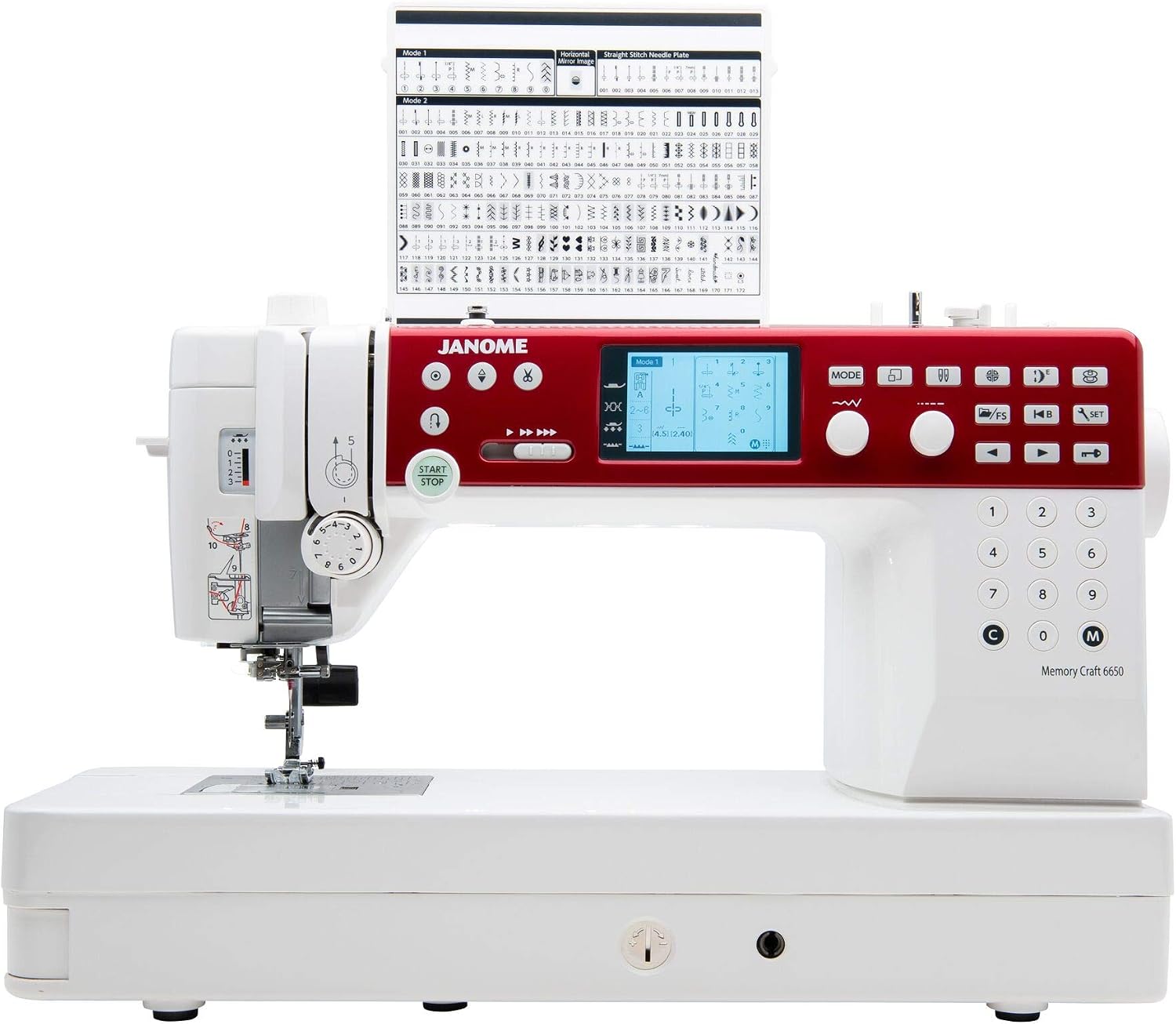 Janome MC6650 Sewing and Quilting Machine with Exclusive Bonus Bundle