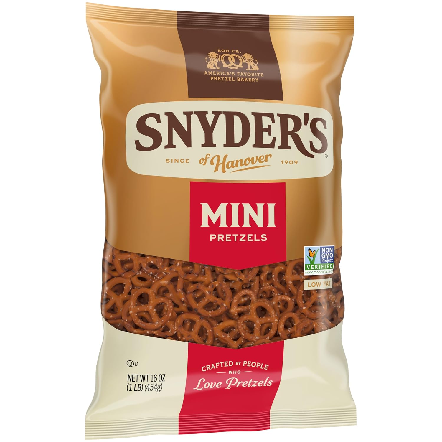 Snyder's of Hanover Mini Pretzels, 100 Calorie Individual Packs, 36 Ct