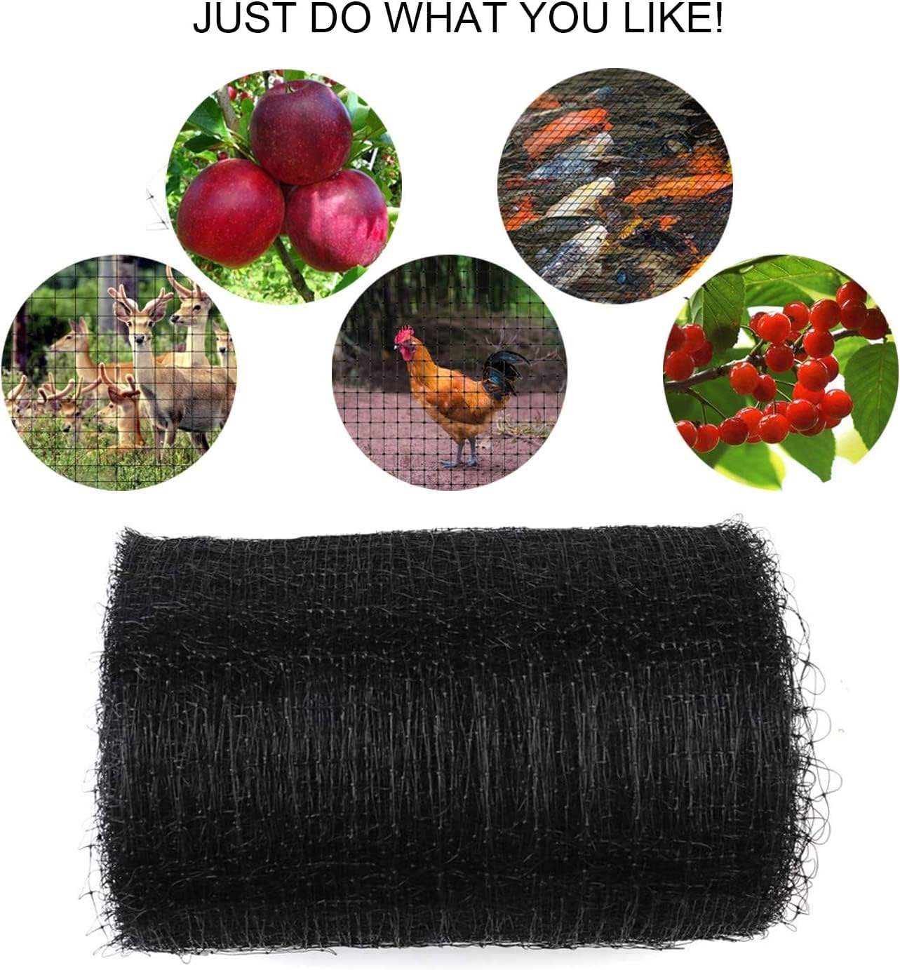 Feitore Deer Fence Netting, 7x100ft Garden Net Bird Netting