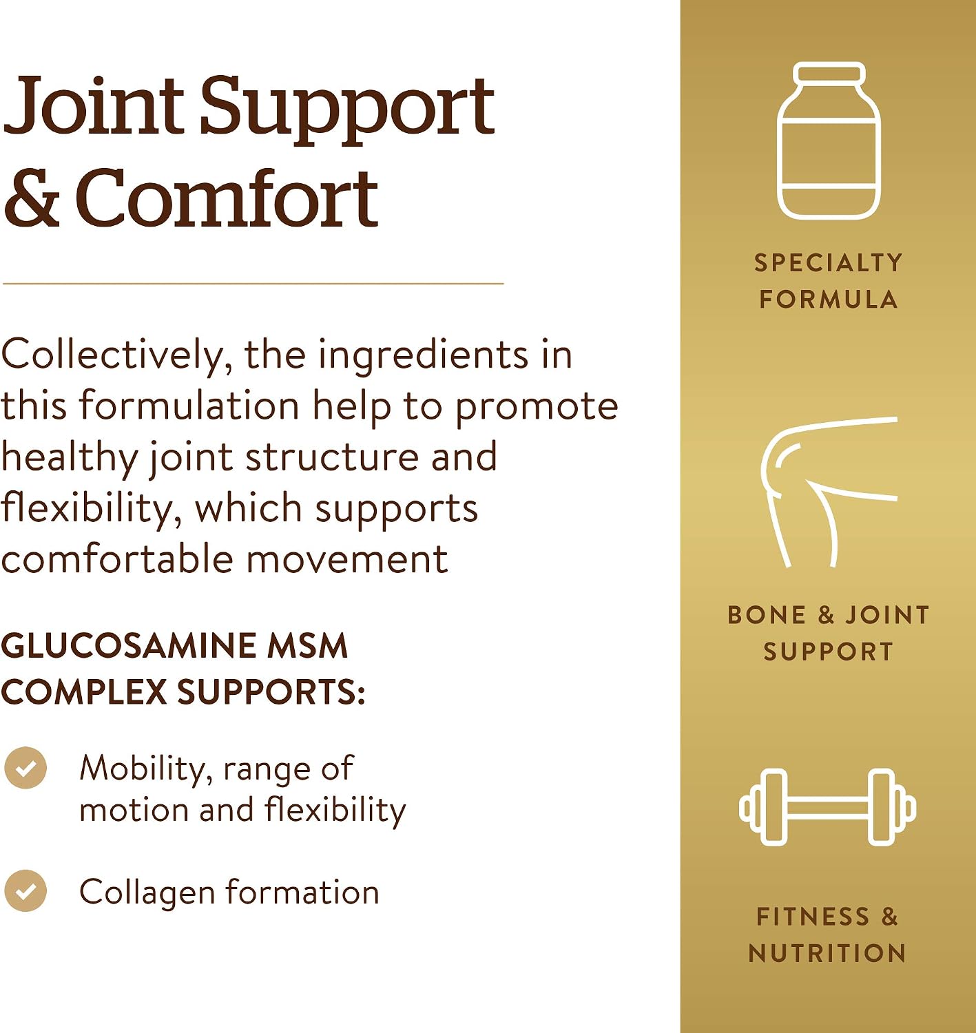 Solgar Glucosamine MSM Complex