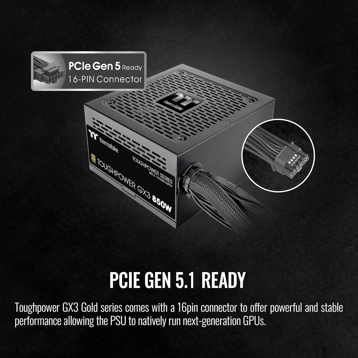 Thermaltake Smart 500W 80+ White Certified PSU, Continuous Power with 120mm Ultra Quiet Cooling Fan, ATX 12V V2.3/EPS 12V Active PFC Power Supply PS-SPD-0500NPCWUS-W