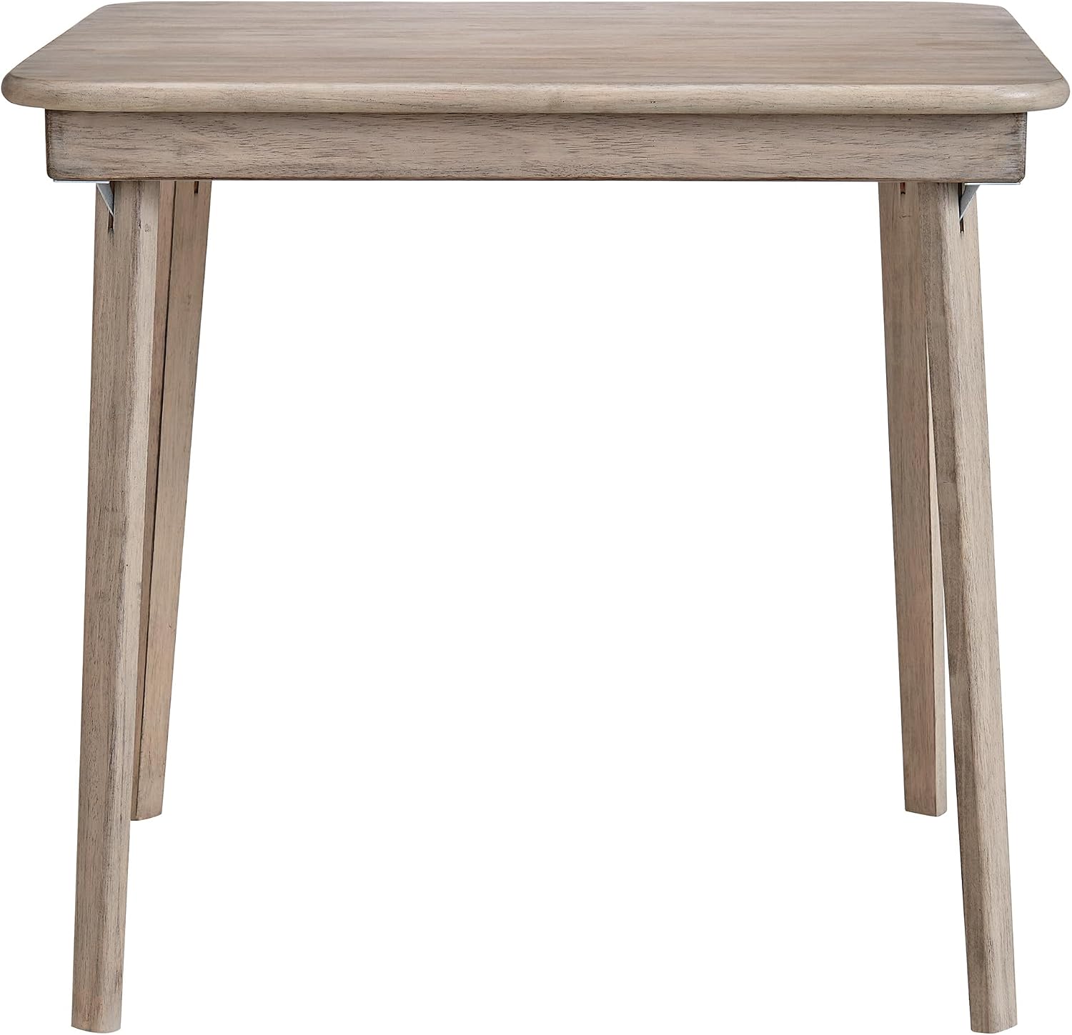 Stakmore Classic Straight Edge Square Wood Folding Table, 32x32, Oak | Foldable Card Table, Wooden Tabletop Furniture for Cards, Board Games & Dining