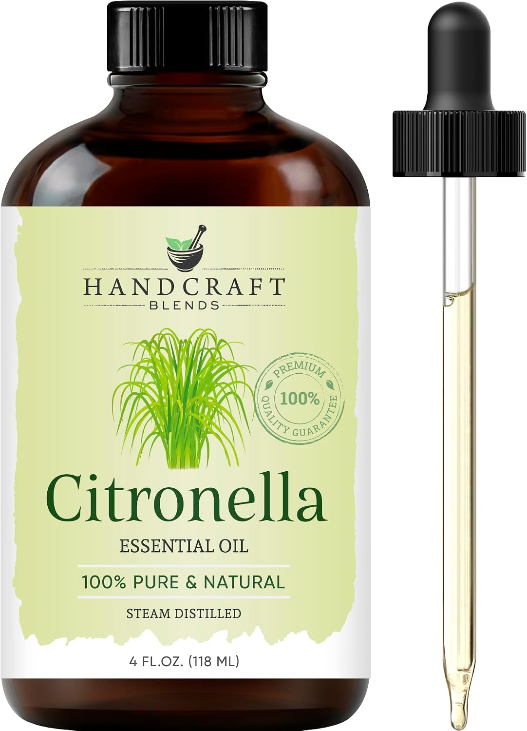 Handcraft Blends Peppermint Essential Oil – Huge 4 Fl Oz – 100% Pure and Natural – Premium Grade Essential Oil for Diffuser and Aromatherapy, Skin, Massage, Candle and Soap Making Fragrance