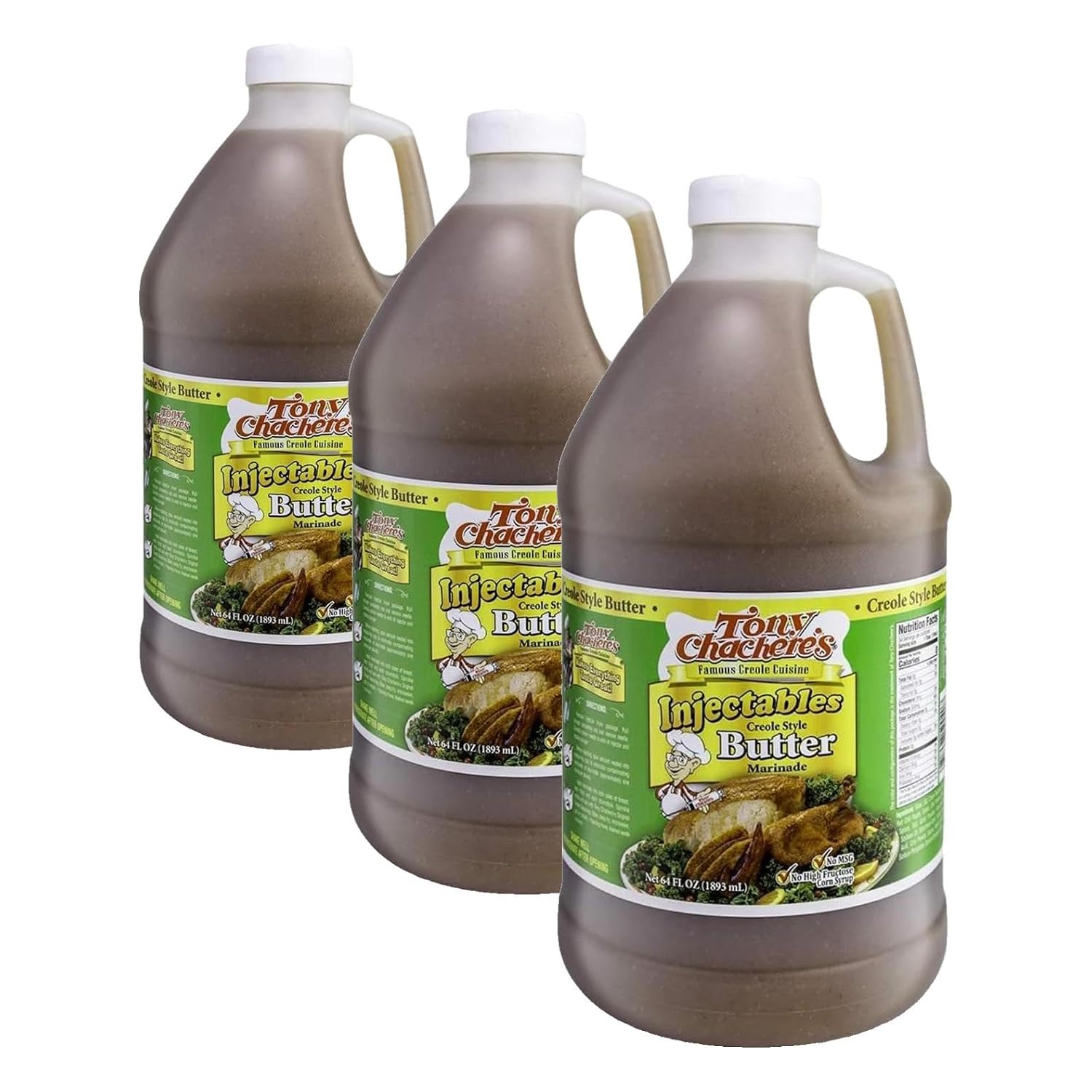 Tony Chachere's Injectable Butter Creole Style Marinade, 64 oz