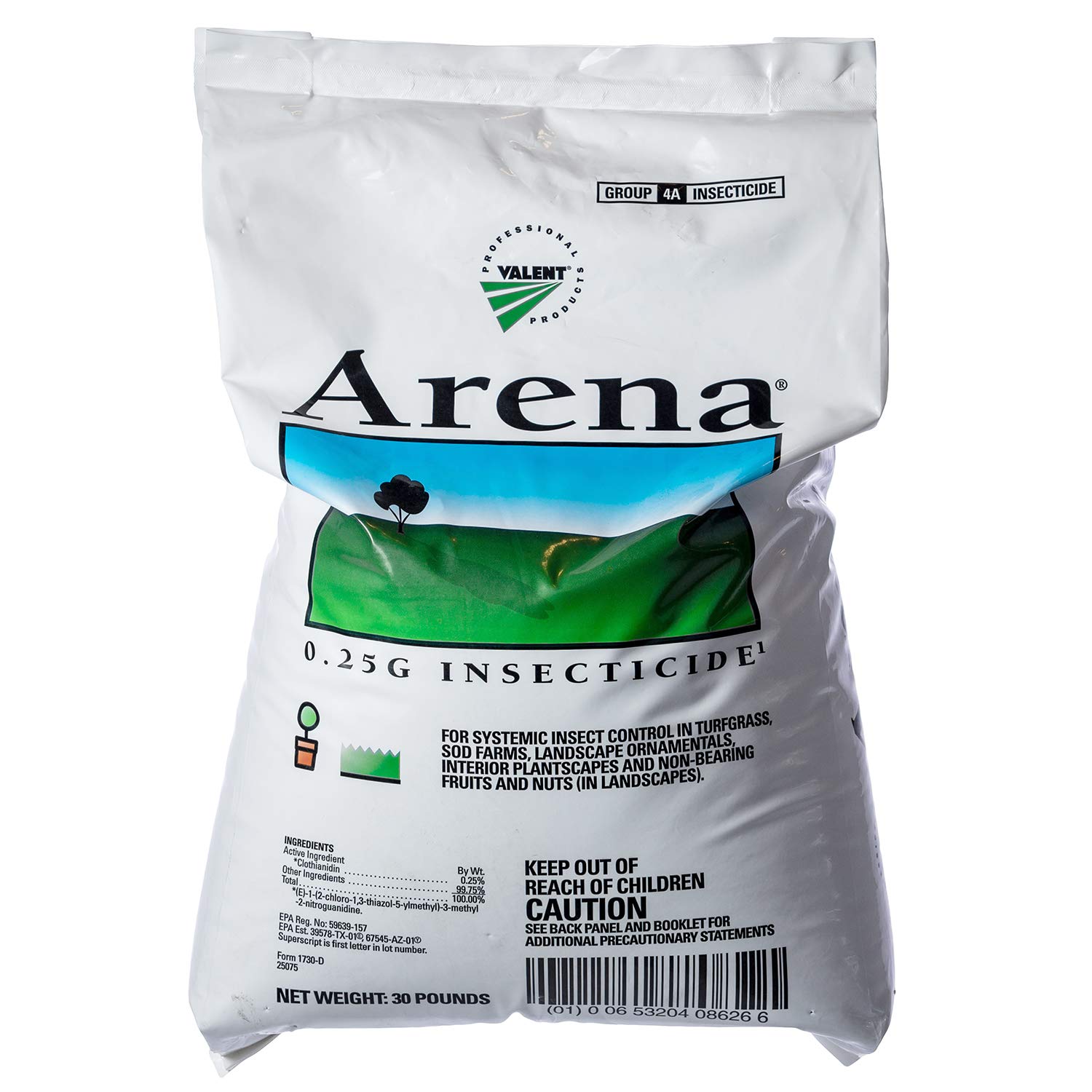 Arena .25 Granular Insecticide Grub Control Turfgrass Controls White Grubs 30 Lb Not For Sale To: California