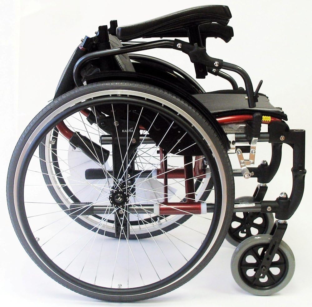 Karman 29 pounds S-305 Ergonomic Wheelchair 18" Pearl Silver