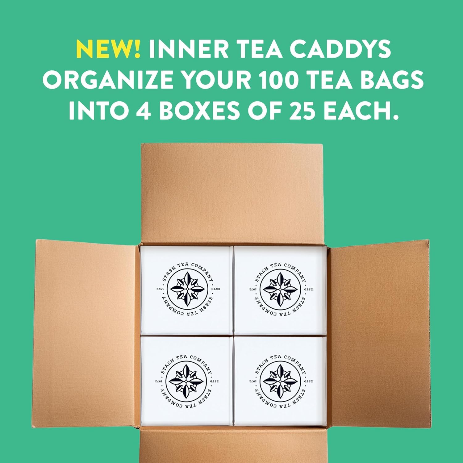 Stash Tea Premium Green Tea, Box of 100 Tea Bags
