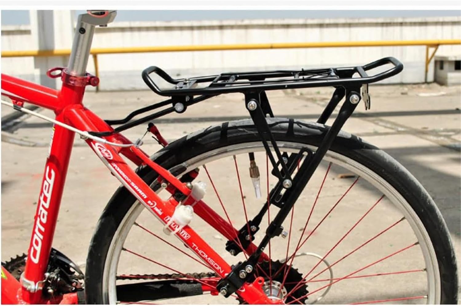 Generies Biking Universal Adjustable Bike High Capacity Cargo Rack Cycling Equipment Stand Footstock Bicycle Luggage Carrier Racks