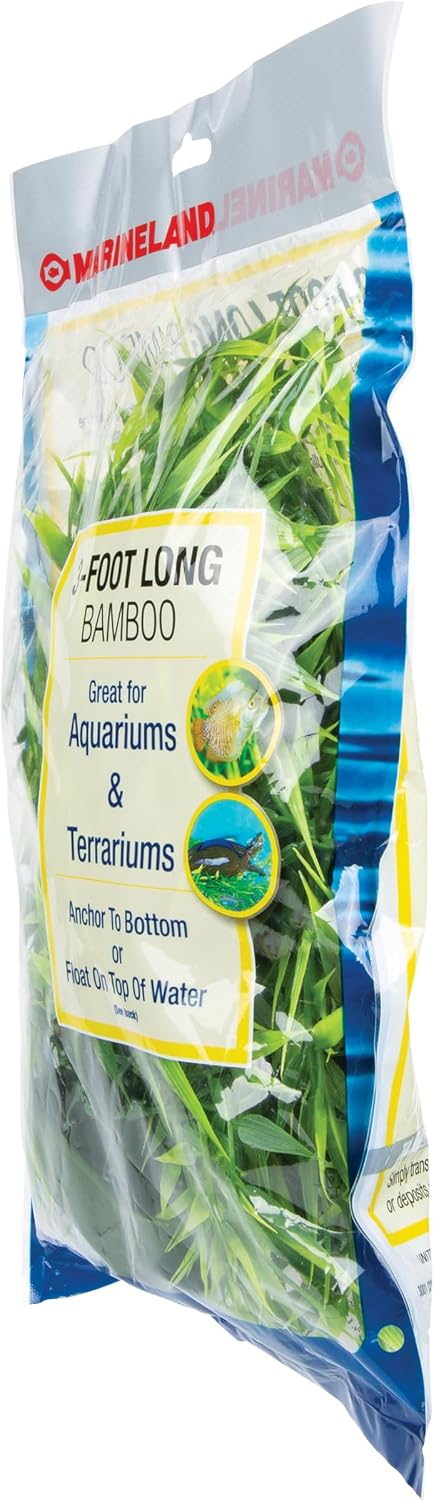 Marineland Bamboo 3 Feet, Décor For Aquariums and Terrariums