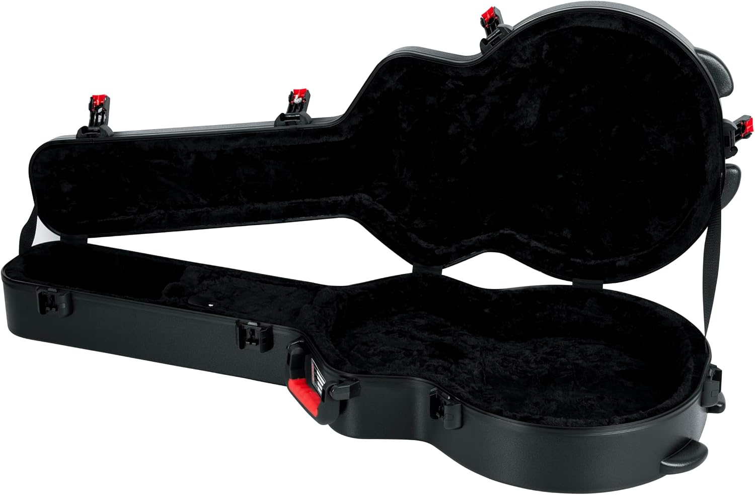 Gator Cases Molded Flight Case For SG Style Double Cut Away Guitars With TSA Approved Locking Latch, (GTSA-GTRSG)