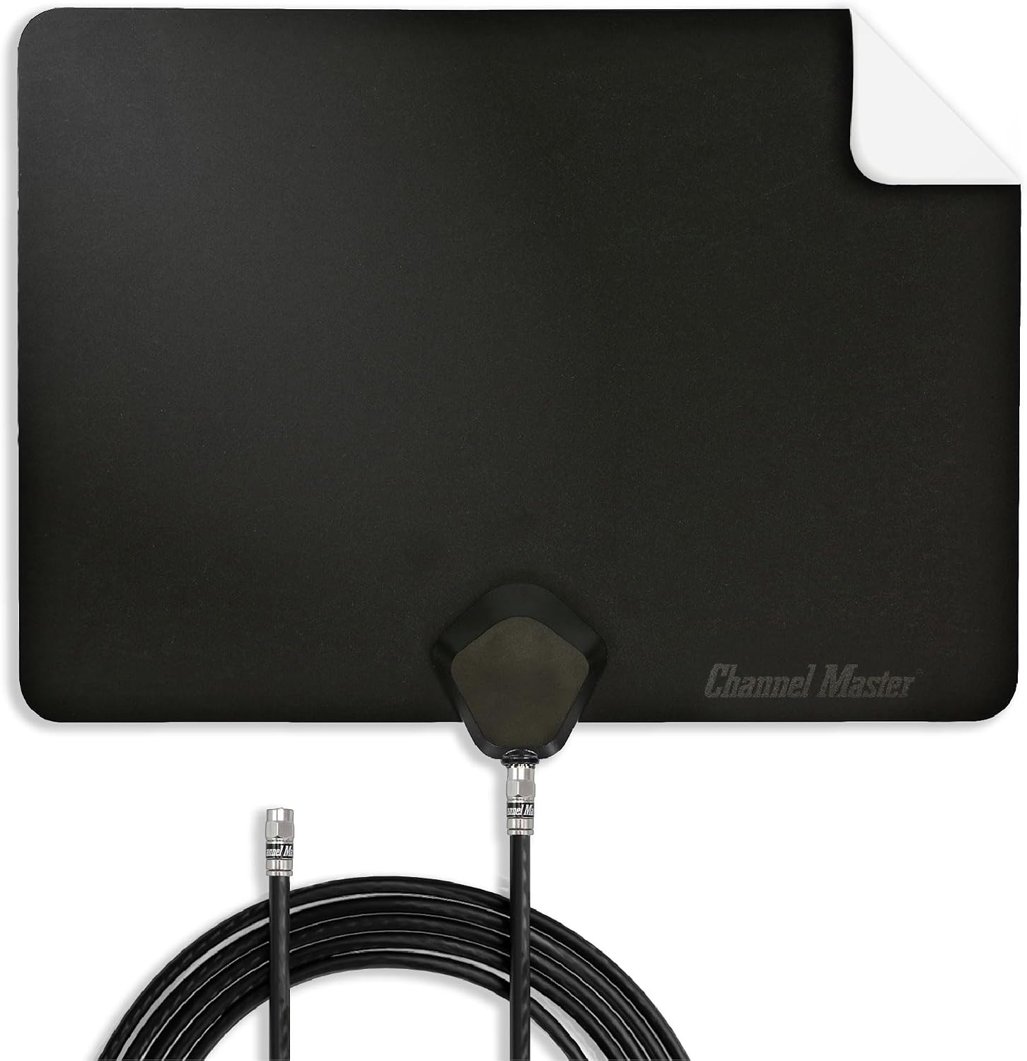 Channel Master FLATenna - Indoor Digital HDTV Antenna, 12' Coaxial Cable, Superior Reception Range & Signal Reliability, Supports 4K Smart TVs
