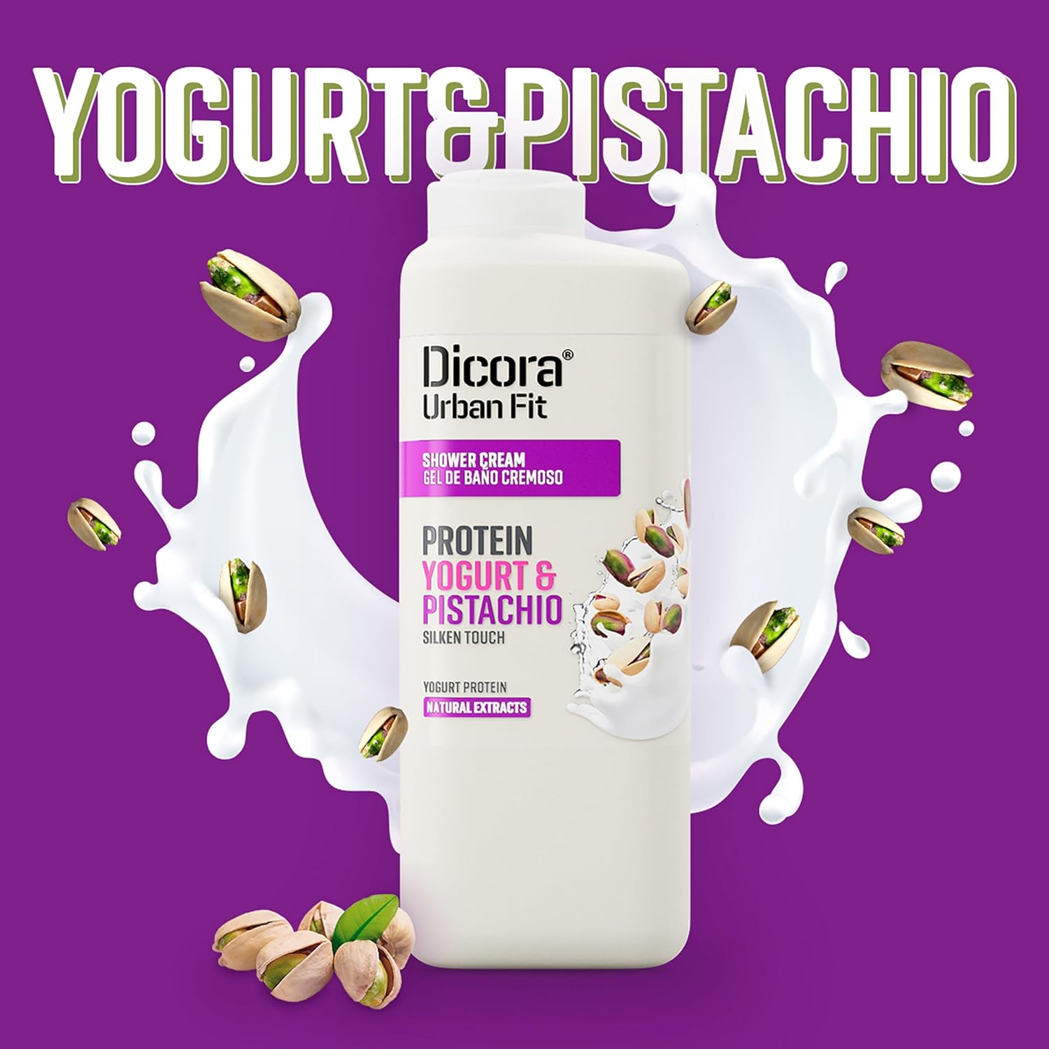 Dicora Urban Fit Shower Gel - Women and Mens Body Wash for All-Day Hydration - Prevents Premature Aging with Vitamin C - Citrus and Peach - 25.4 oz