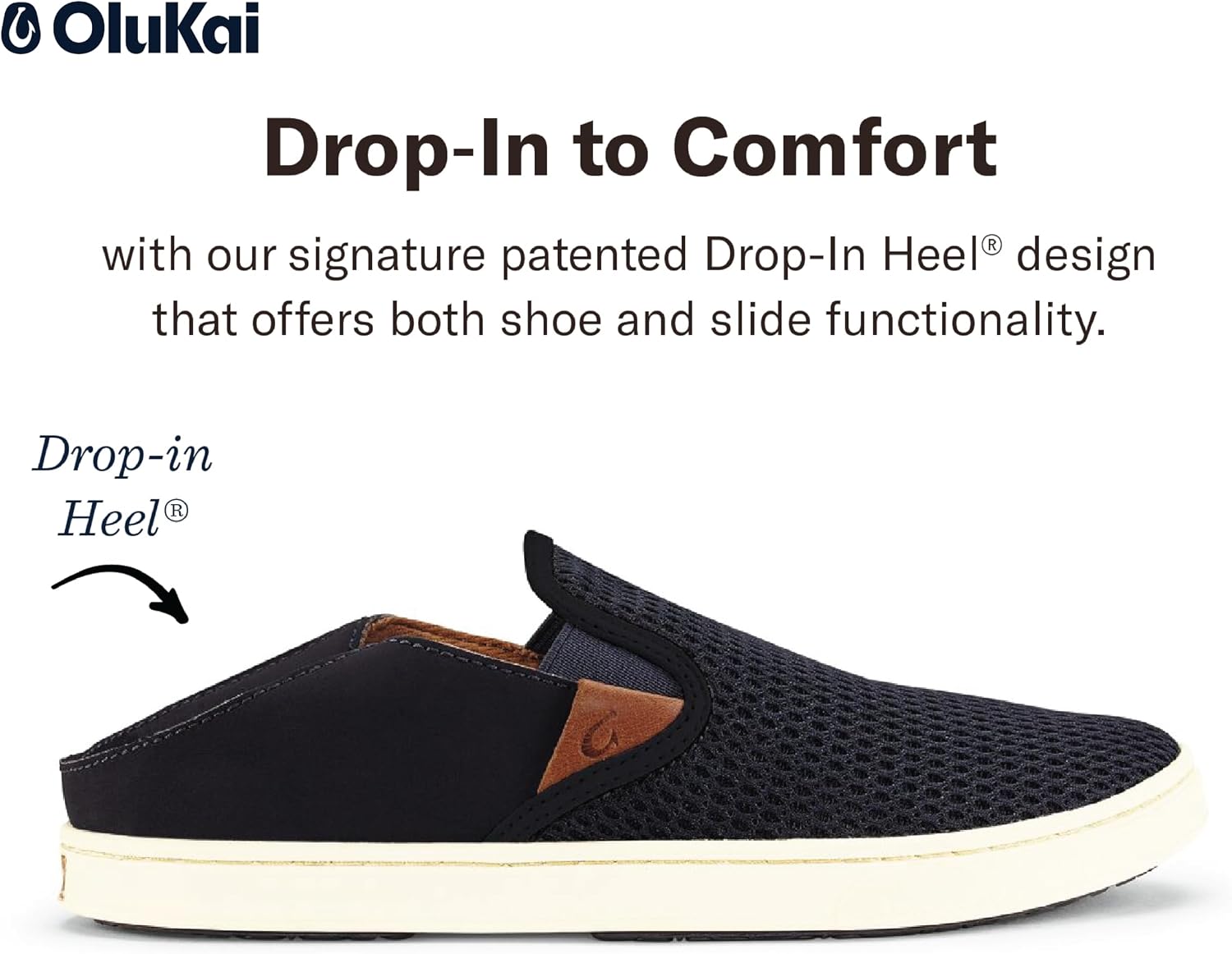 OluKai Pehuea Women's Slip On Sneakers, Casual Everyday Shoes
