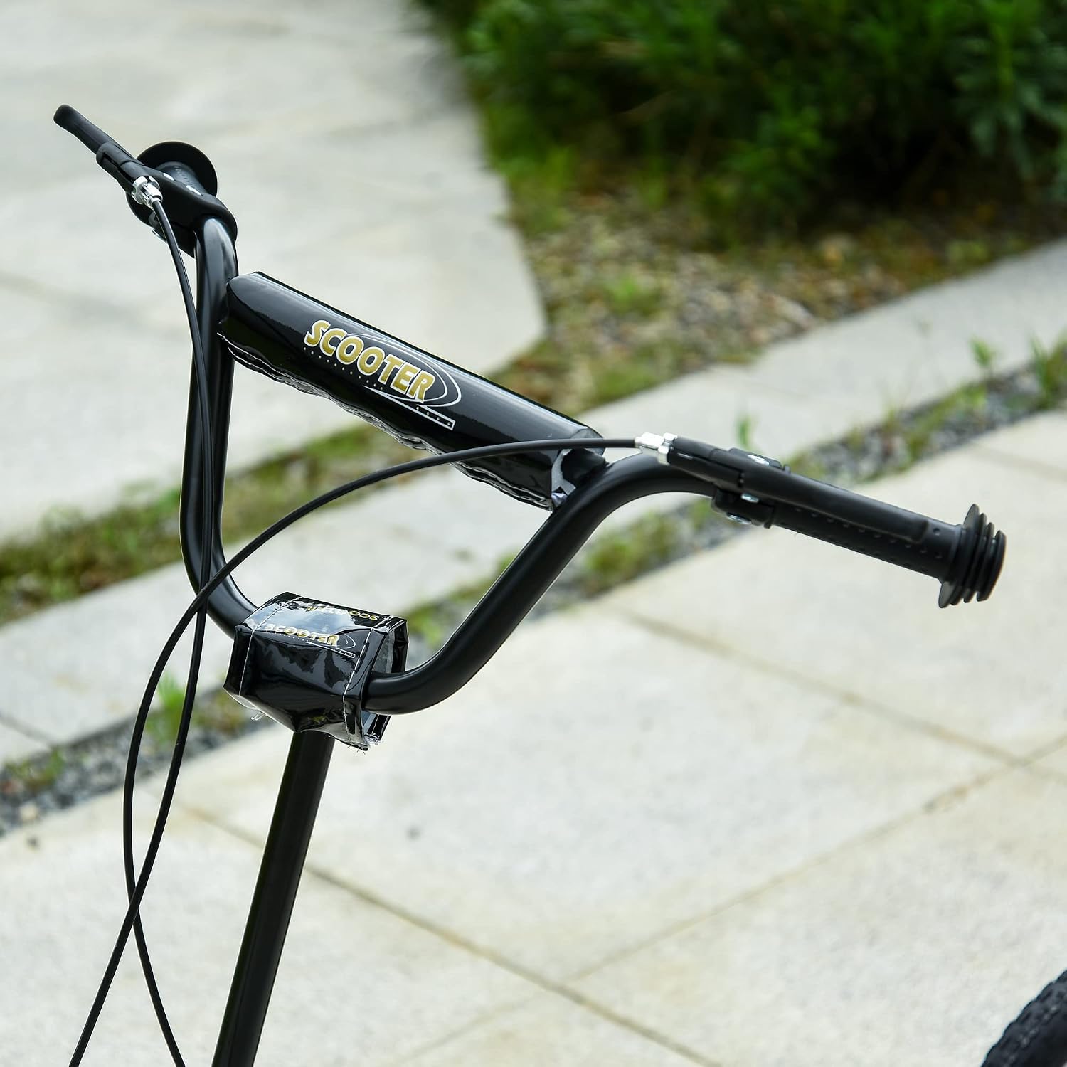 Aosom Kick Scooter with Dual Caliper Brakes Ages 5+ Max Load 220lbs
