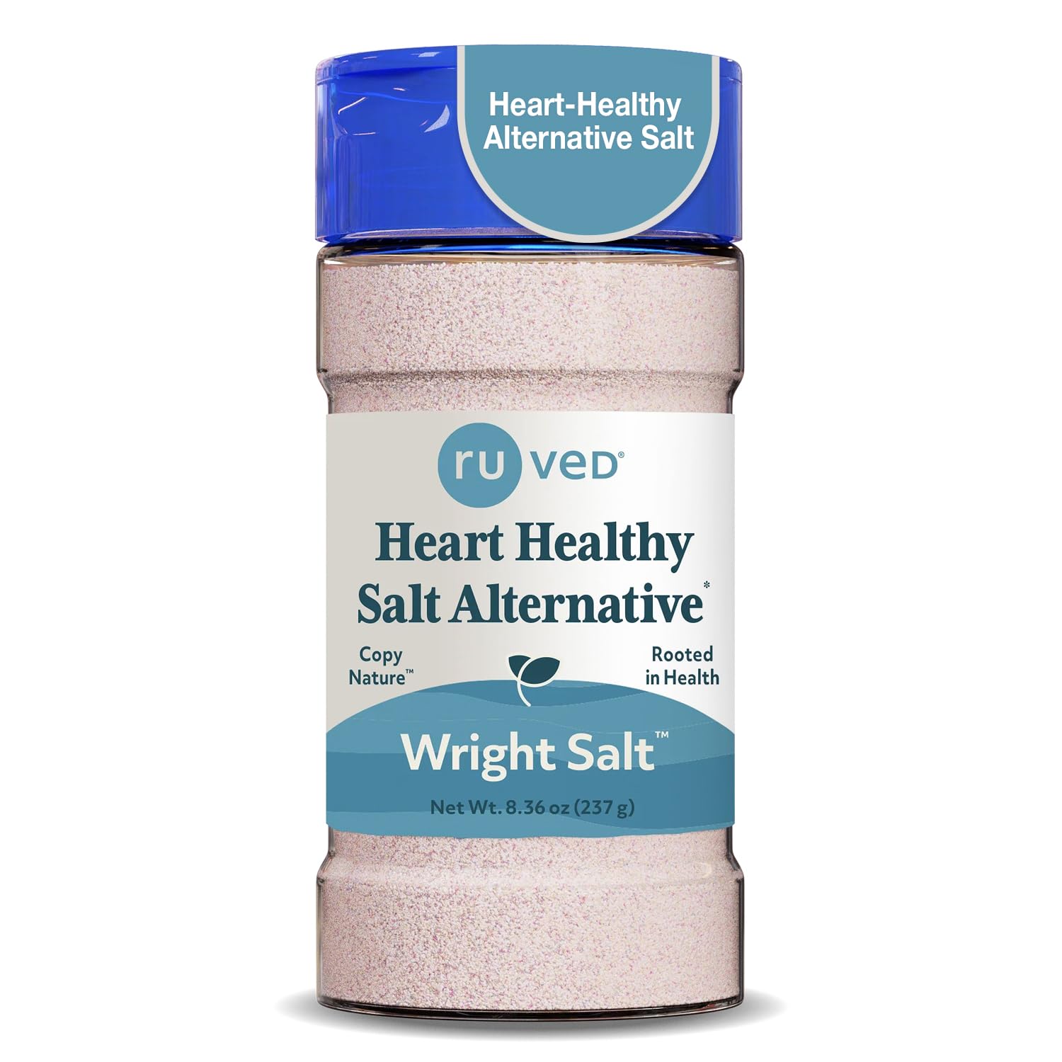 ruved Wright Salt, Fine Himalayan Pink Salt, Finely Ground, 8.4 Ounces