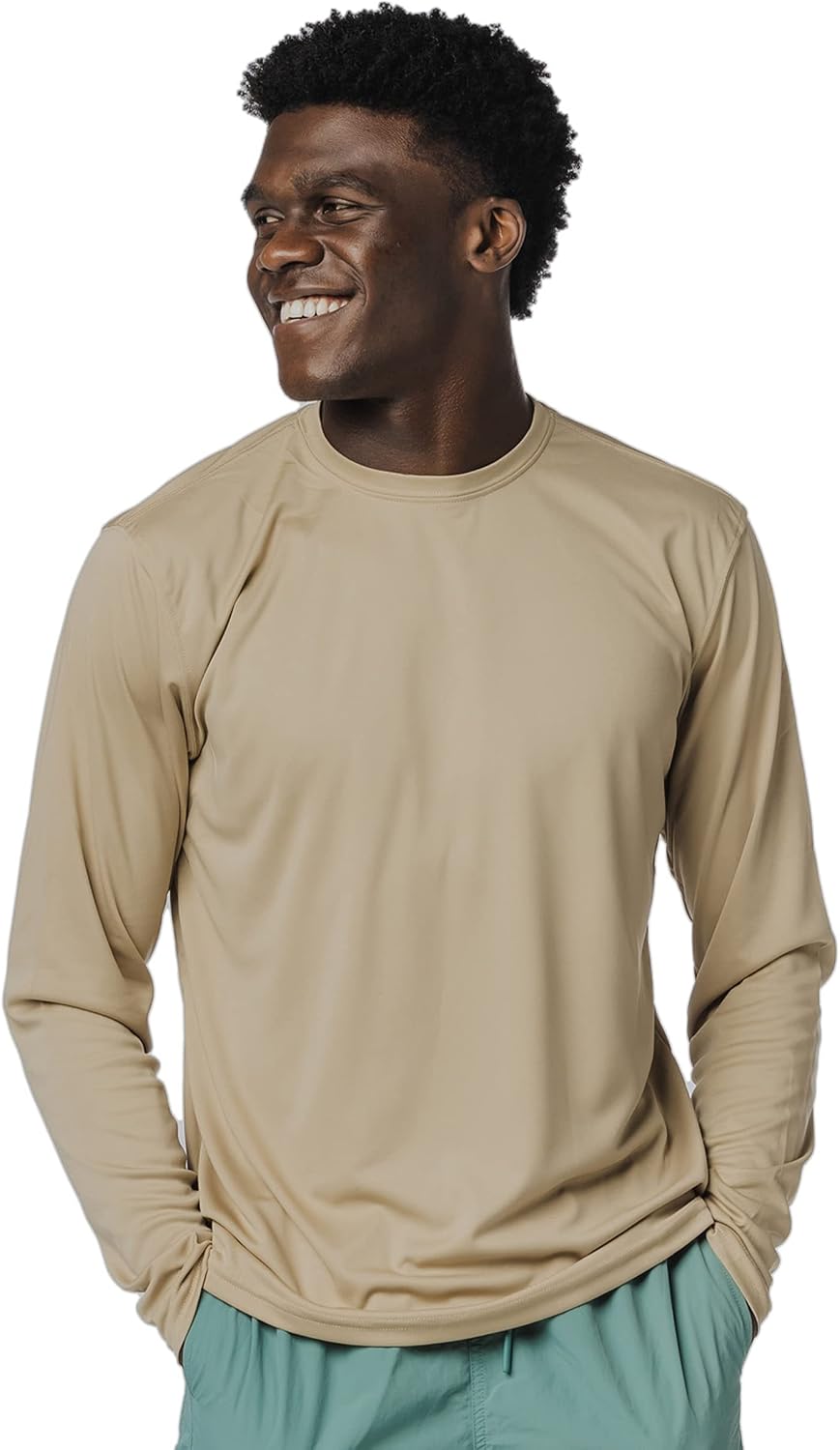 Vapor Apparel Men's Outdoor UPF 50+ Long Sleeve T-Shirt, UV Sun Protection for Fishing, Running, Hiking, Swimming