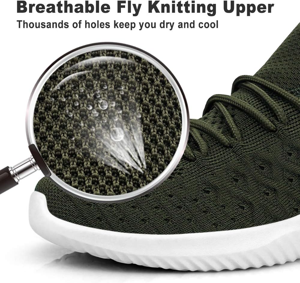 Feethit Mens Slip On Walking Shoes Mens Running Shoes Tennis Sneakers