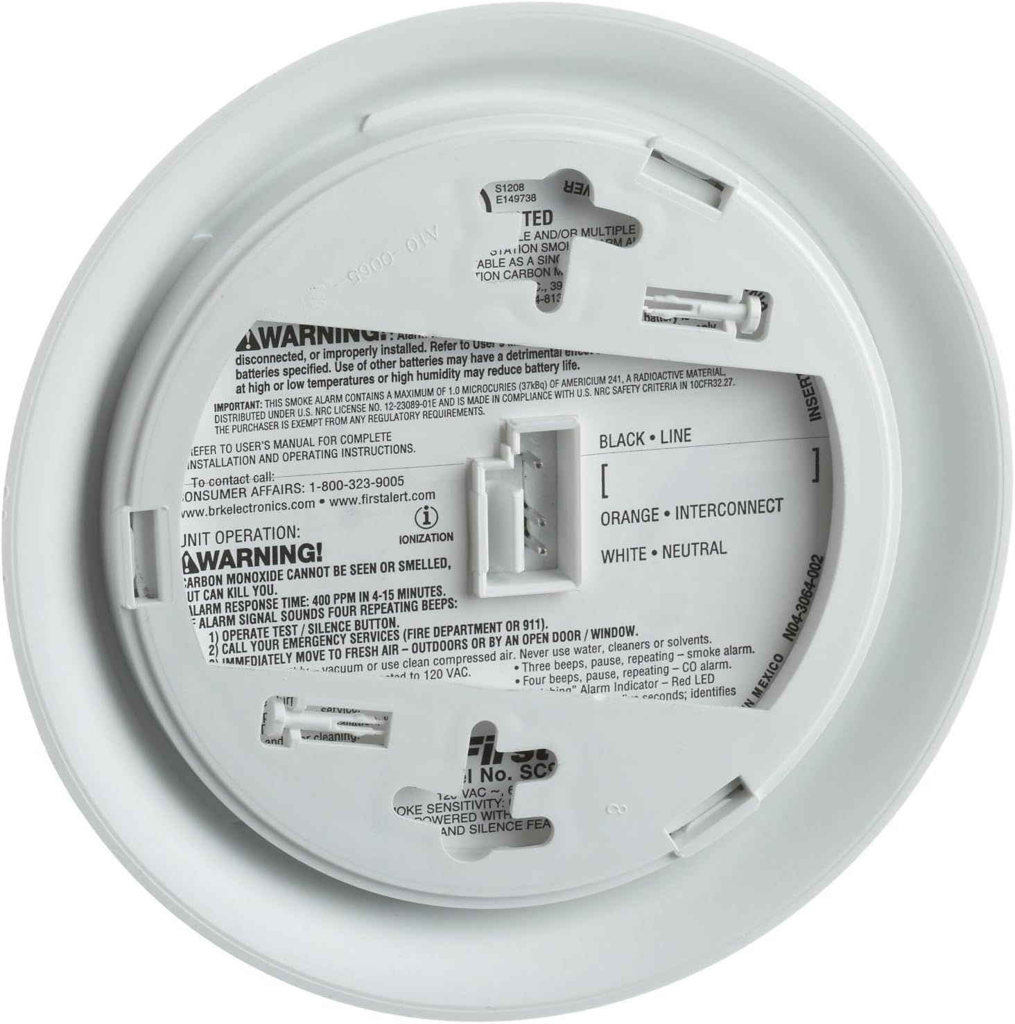SC9120B Smoke and Carbon Monoxide Alarm