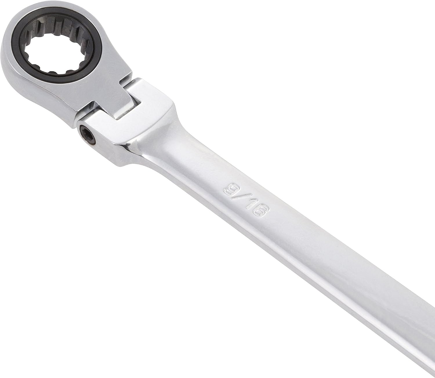 Steelman Pro Flexible Double Box-End Universal Spline Reversible Ratcheting Wrench Set, 72-Tooth Mechanism, 4-Piece SAE