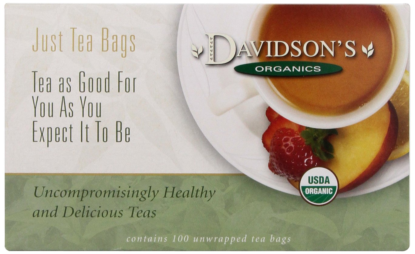 Davidson's Organics, Yerba Mate, 100-count Unwrapped Tea Bags