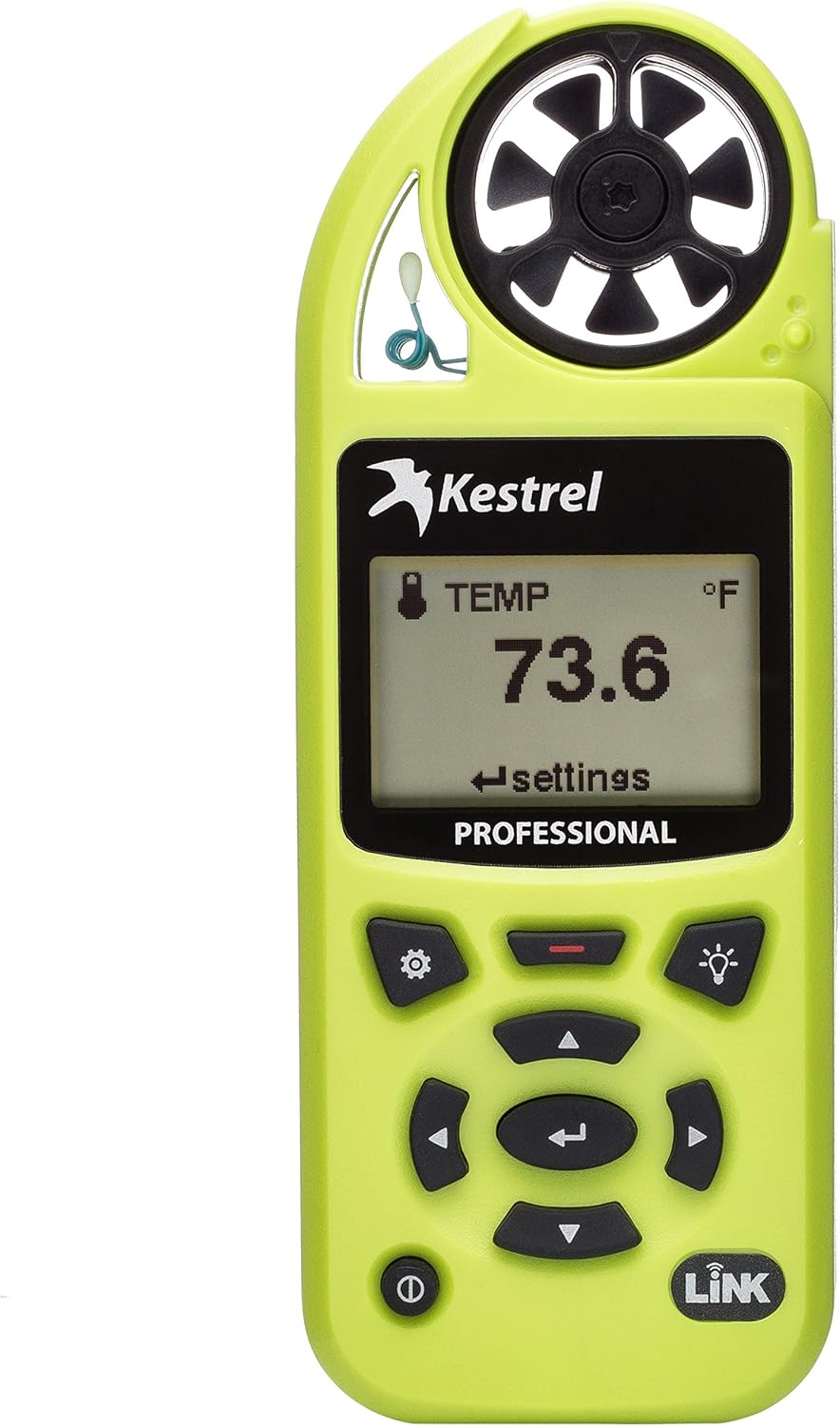Kestrel 5200 Concrete Pro Jobsite Weather Kit | Includes the Kestrel 5200 Environmental Meter with LiNK, Rotating Vane Mount