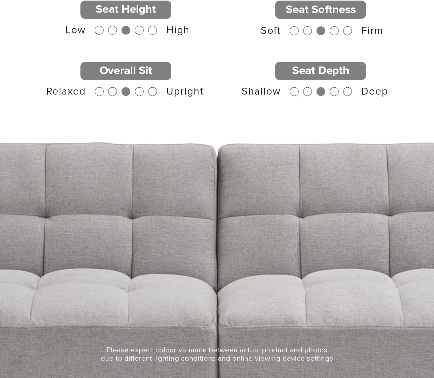 mopio 76.4" Futon Sofa Bed Chevron Styled, Sleeper Couch (Old Rosa Velvet)