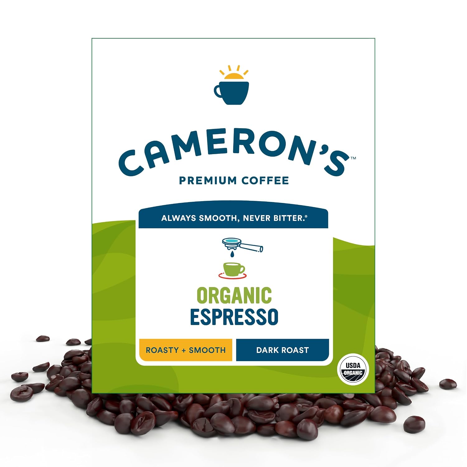 Cameron's Coffee Roasted Whole Bean Coffee, Flavored, Vanilla Hazelnut, 4 Pound
