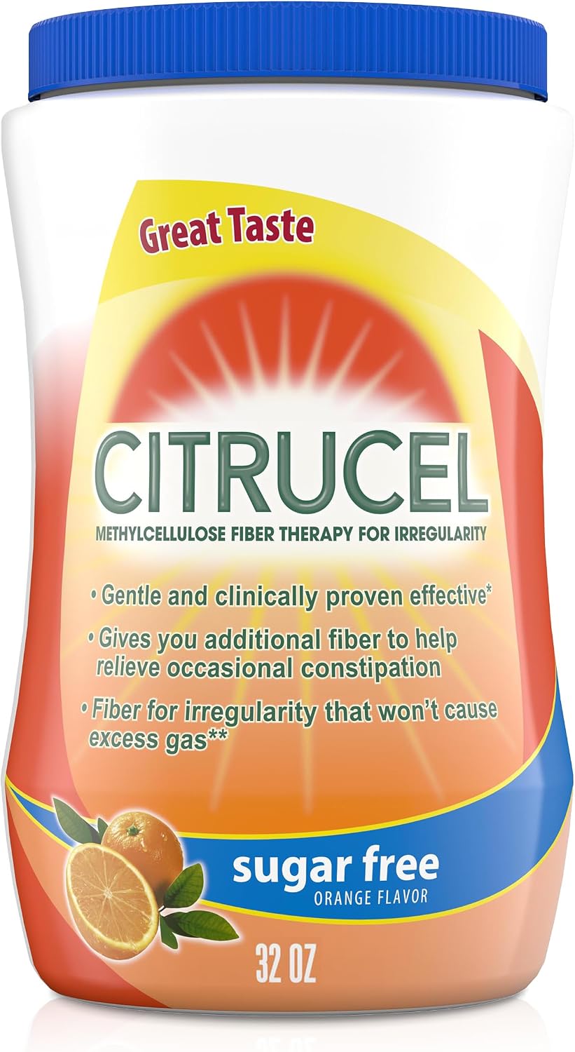 Citrucel Powder Fiber Therapy for Occasional Constipation Relief, 32 oz | Sugar Free