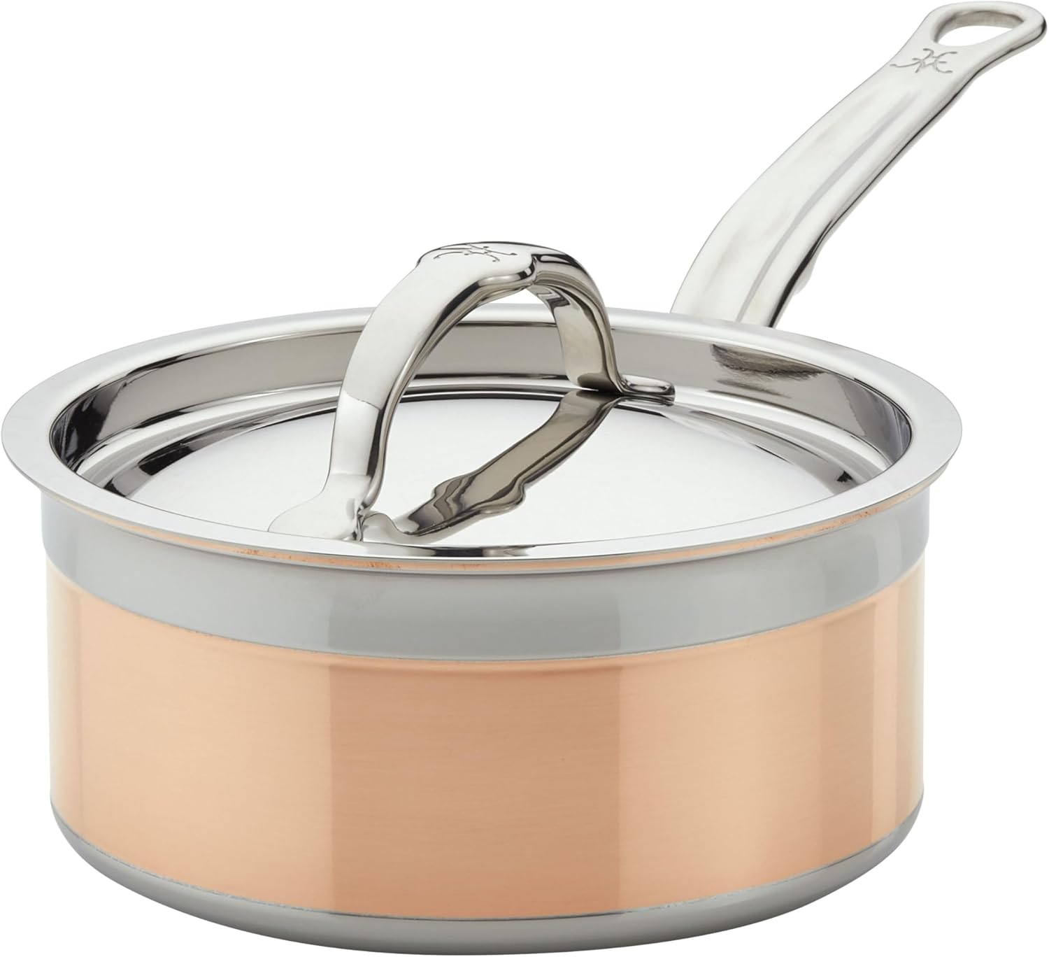 Hestan - CopperBond Collection - 100% Pure Copper Frying Pan, Induction Cooktop Compatible, 8.5-Inch
