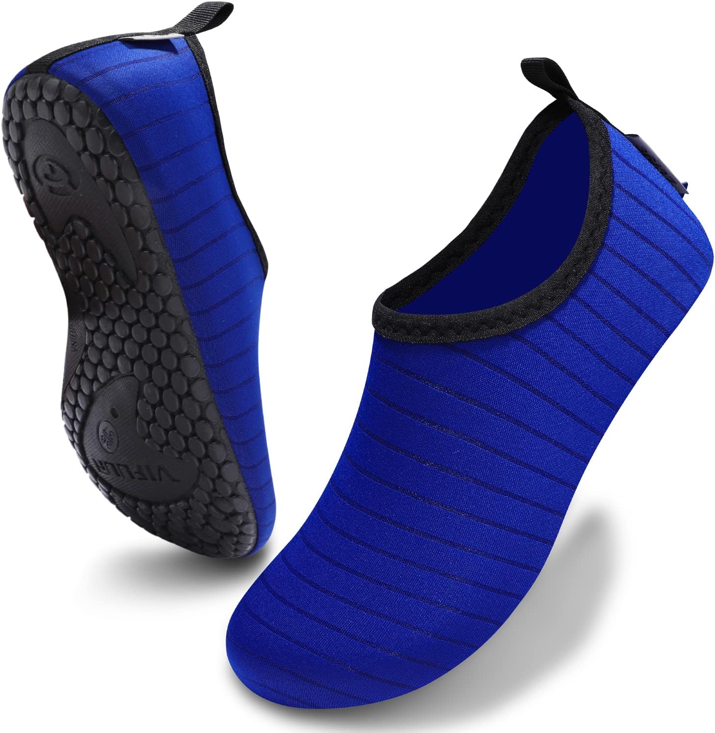 VIFUUR Water Shoes for Men Women Barefoot Quick Dry Aqua Socks Slip On | Lightweight, Breathable Upper, Flexible Sole, Drainage Design, Easy Slip-On Fit for Water Activities