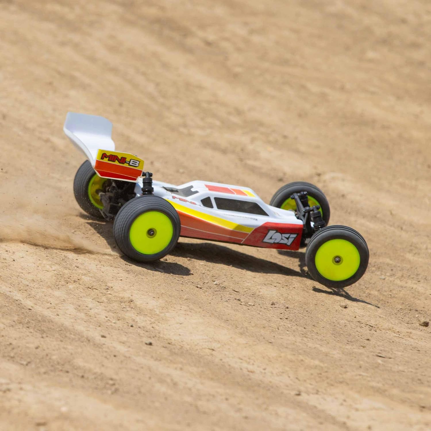 Losi 1/16 Mini-B 2 Wheel Drive Buggy Brushless RTR Red LOS01024T1