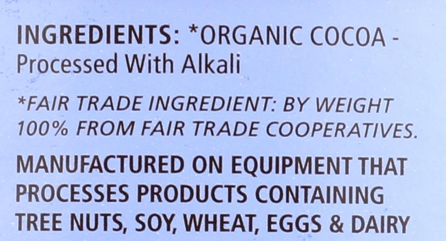 Equal Exchange, Cocoa Powder Baking Unsweetened Organic, 8 Ounce