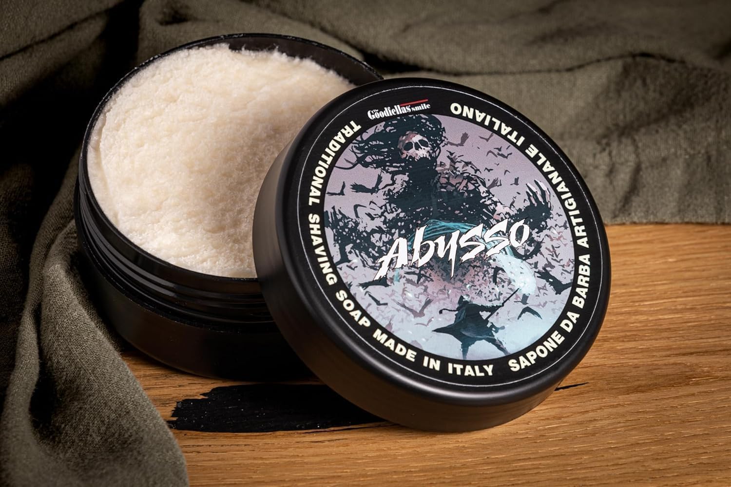 Goodfellas' Smile Abysso Shaving Soap, Made in Italy